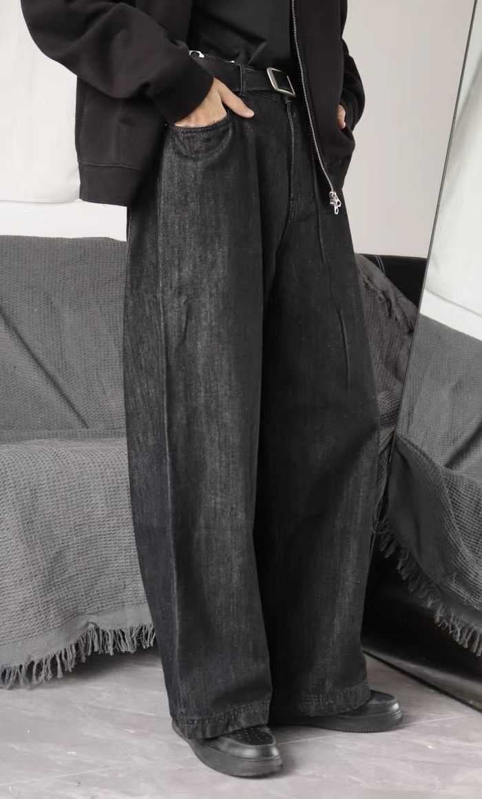 Japanese Brand × Vintage Cleanfit retro buckle loose fit jeans pants Size US 34 / EU 50 - 8 Thumbnail