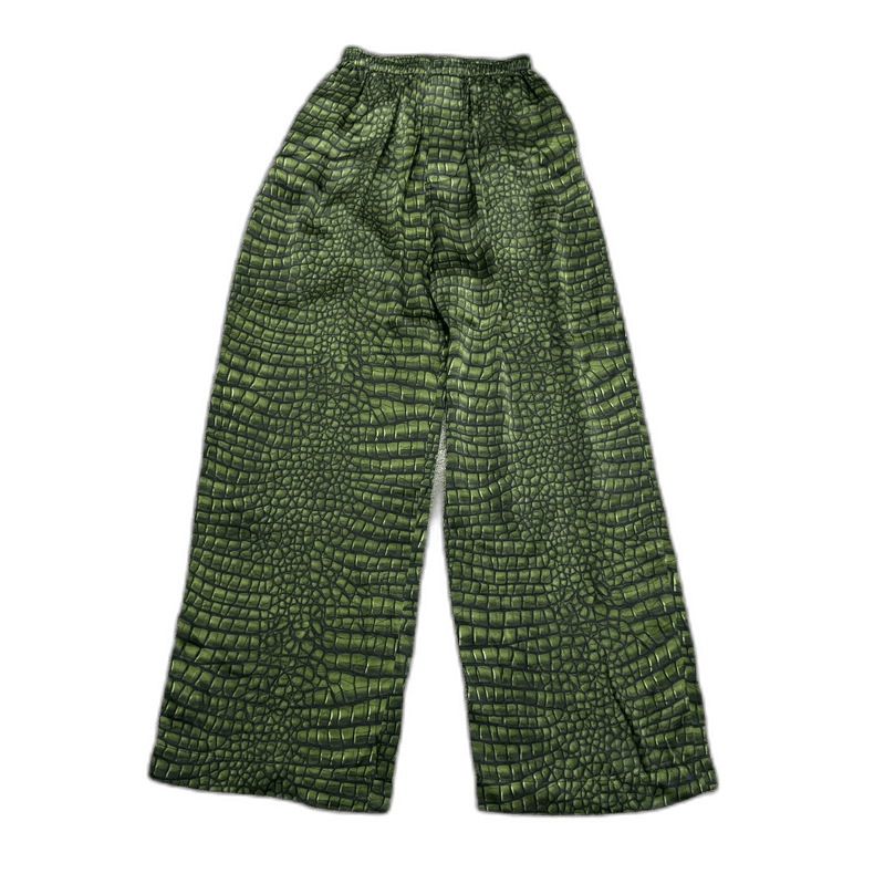 Balenciaga Balenciaga crocodile print casual pants Size US 34 / EU 50 - 1 Thumbnail