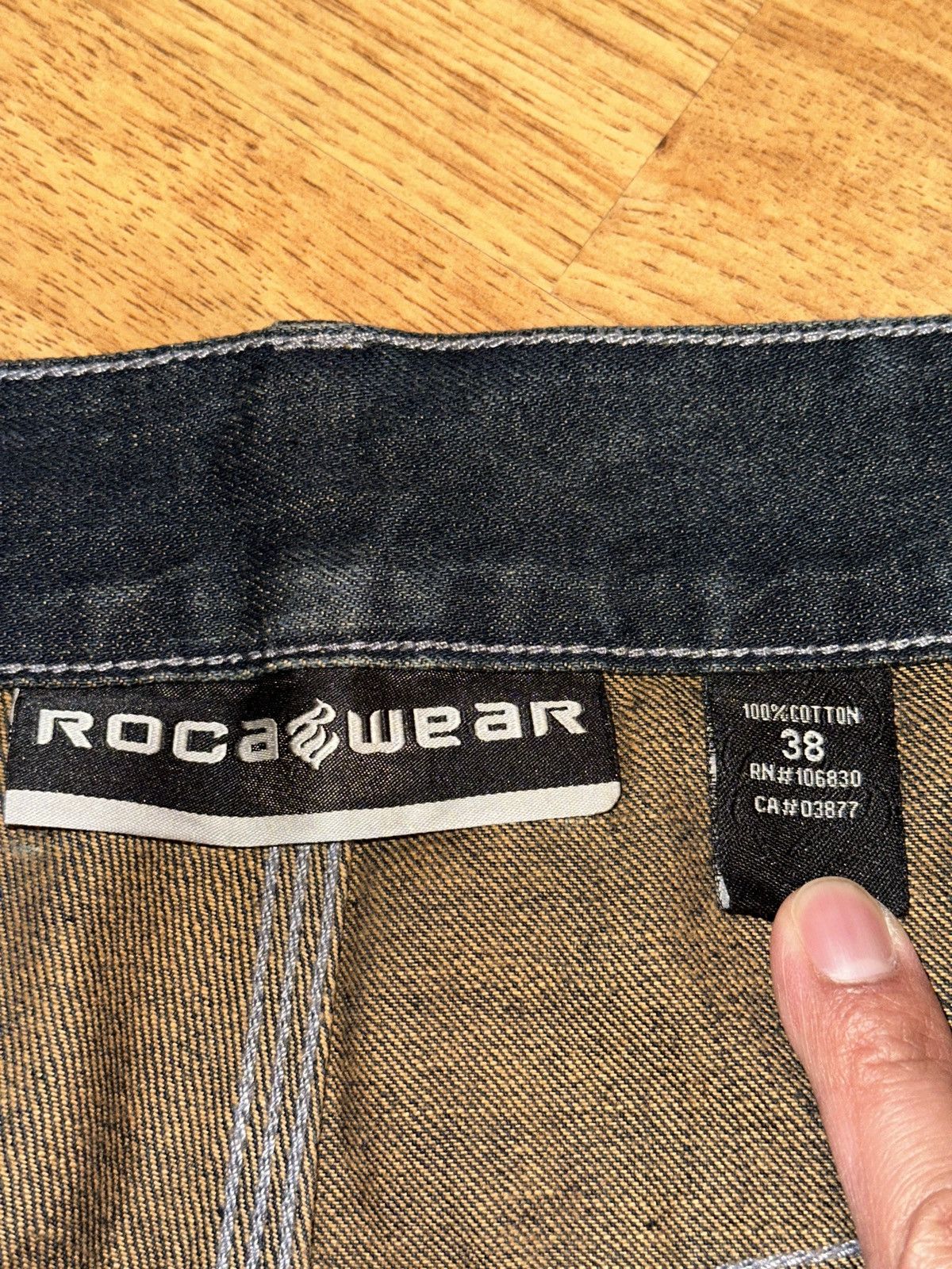 Rocawear Y2K VTG ROCAWEAR Hip Hop Baggy Skate Jeans 38x33 Size US 38 / EU 54 - 6 Thumbnail