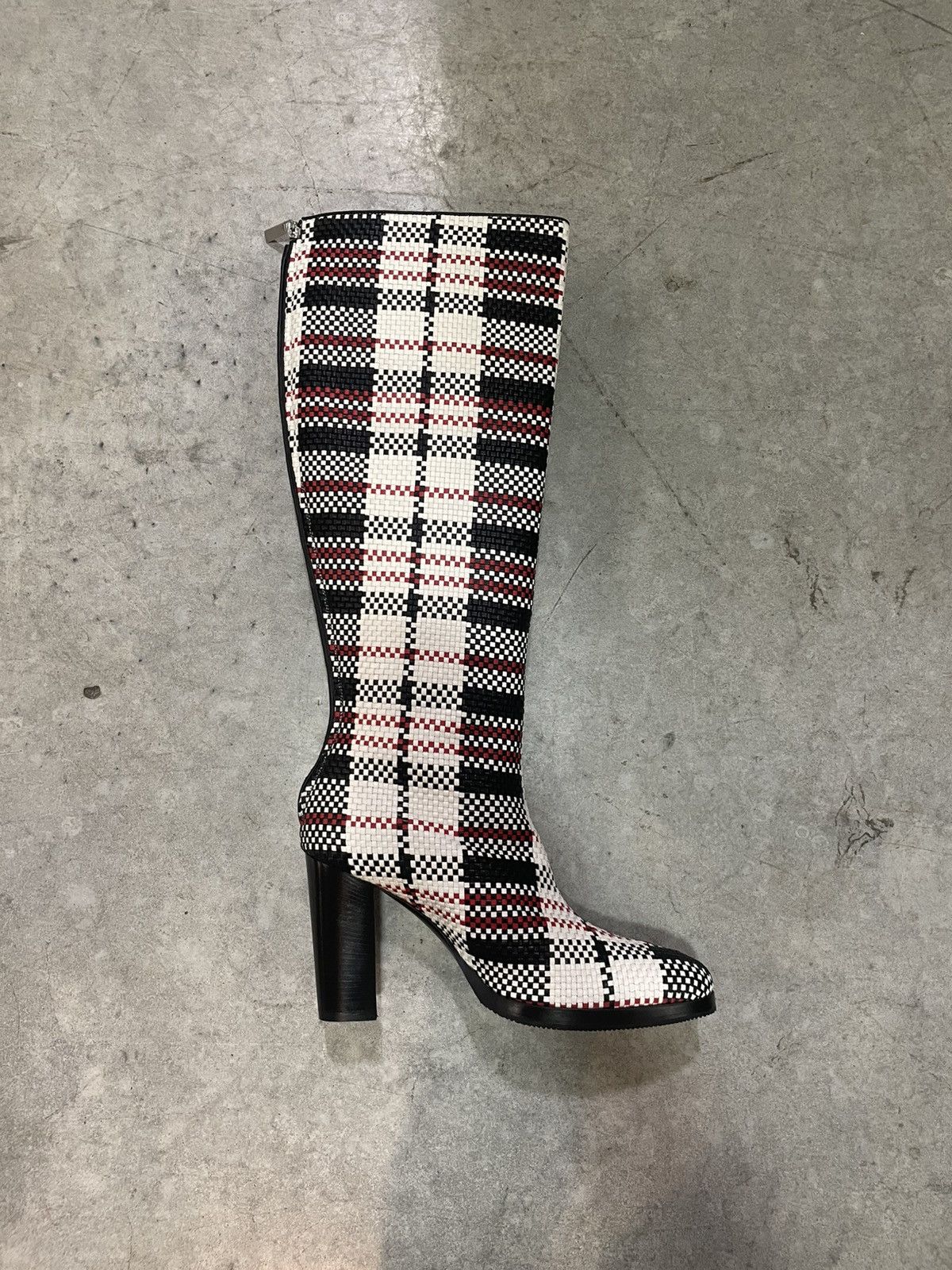 Helmut Lang FW24 Sample Helmut Lang Plaid Knee-High Boots Size US 12 / IT 42 - 2 Thumbnail