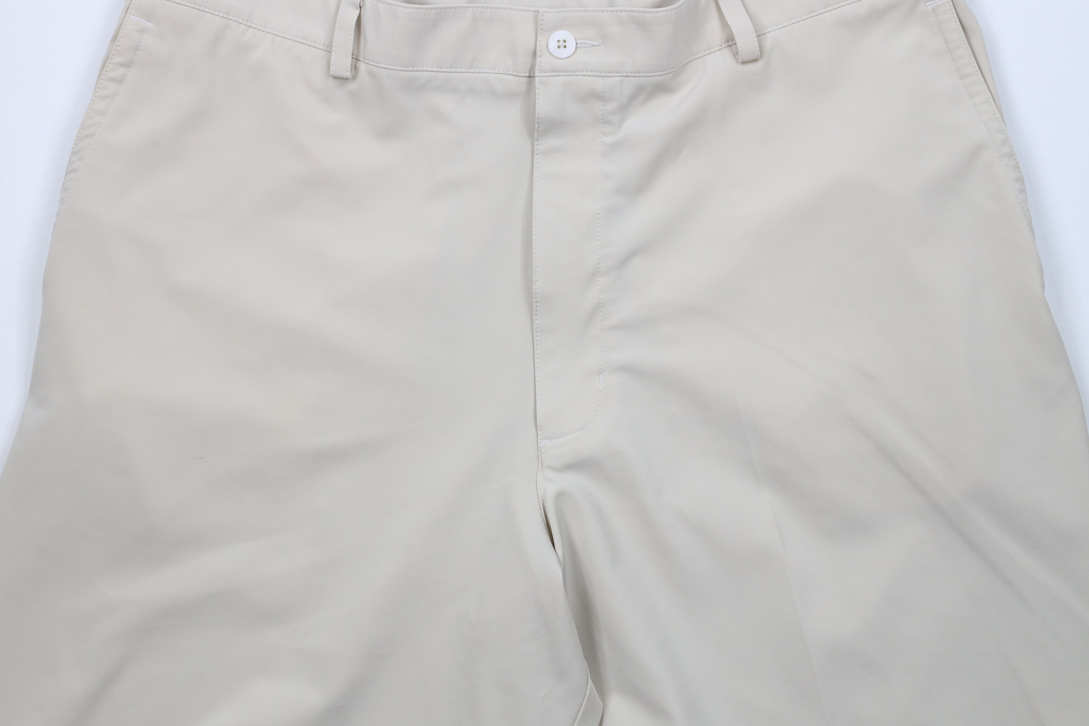 Nike × Vintage Vintage Nike Golf Mini Swoosh Tech Flat Front Chino Shorts Size US 38 / EU 54 - 3 Thumbnail