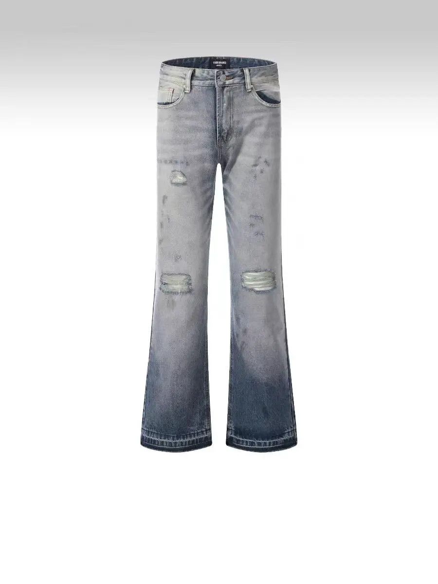 Japanese Brand × Jean Vintage Vibe Loose Flare Jeans Size US 31 - 1 Thumbnail