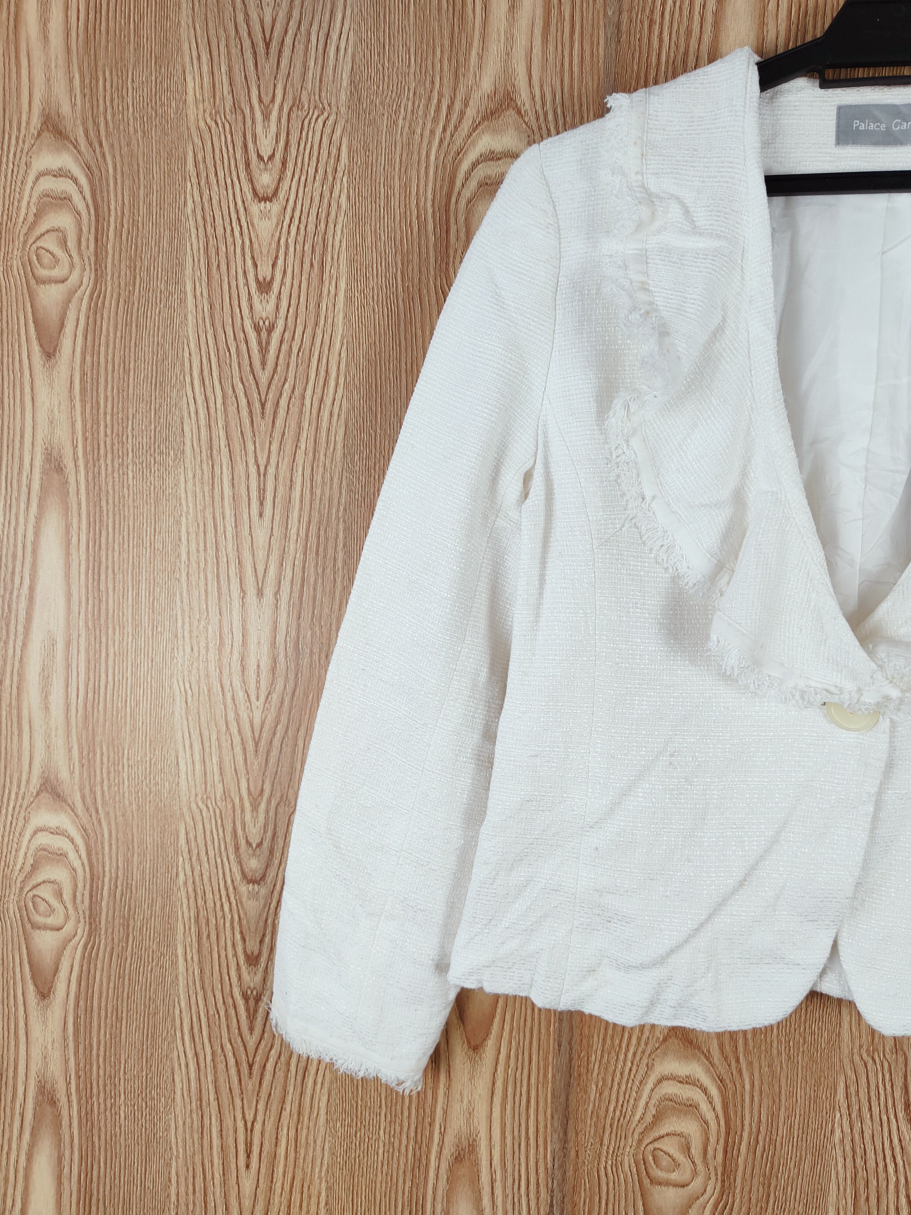 Japanese Brand × Vintage Avant Garde Fashion by Palace Garden White Jackets Size S / US 4 / IT 40 - 3 Thumbnail