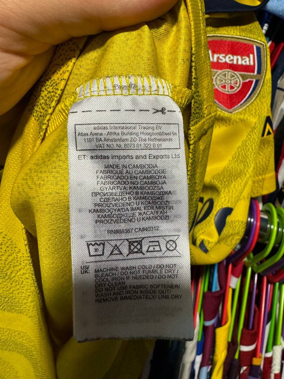 Adidas × Vintage TIERNEY Vintage Arsenal 2019/20 Adidas Soccer Jersey Size US S / EU 44-46 / 1 - 22 Thumbnail