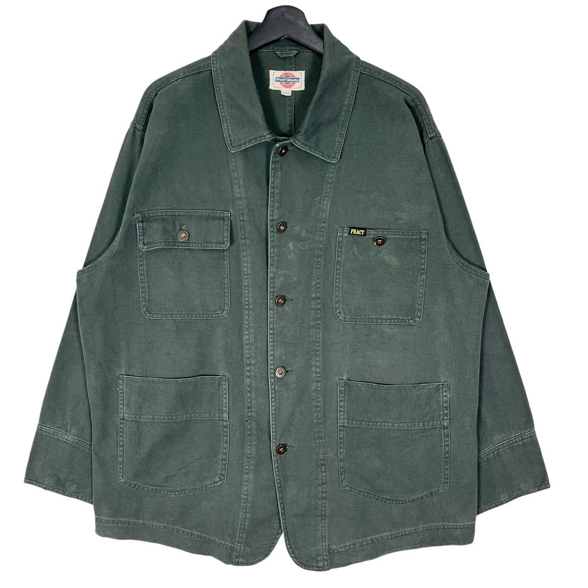Vintage Vintage Pract Studio Workers Chore Jacket Size US L / EU 52-54 / 3 - 1 Thumbnail