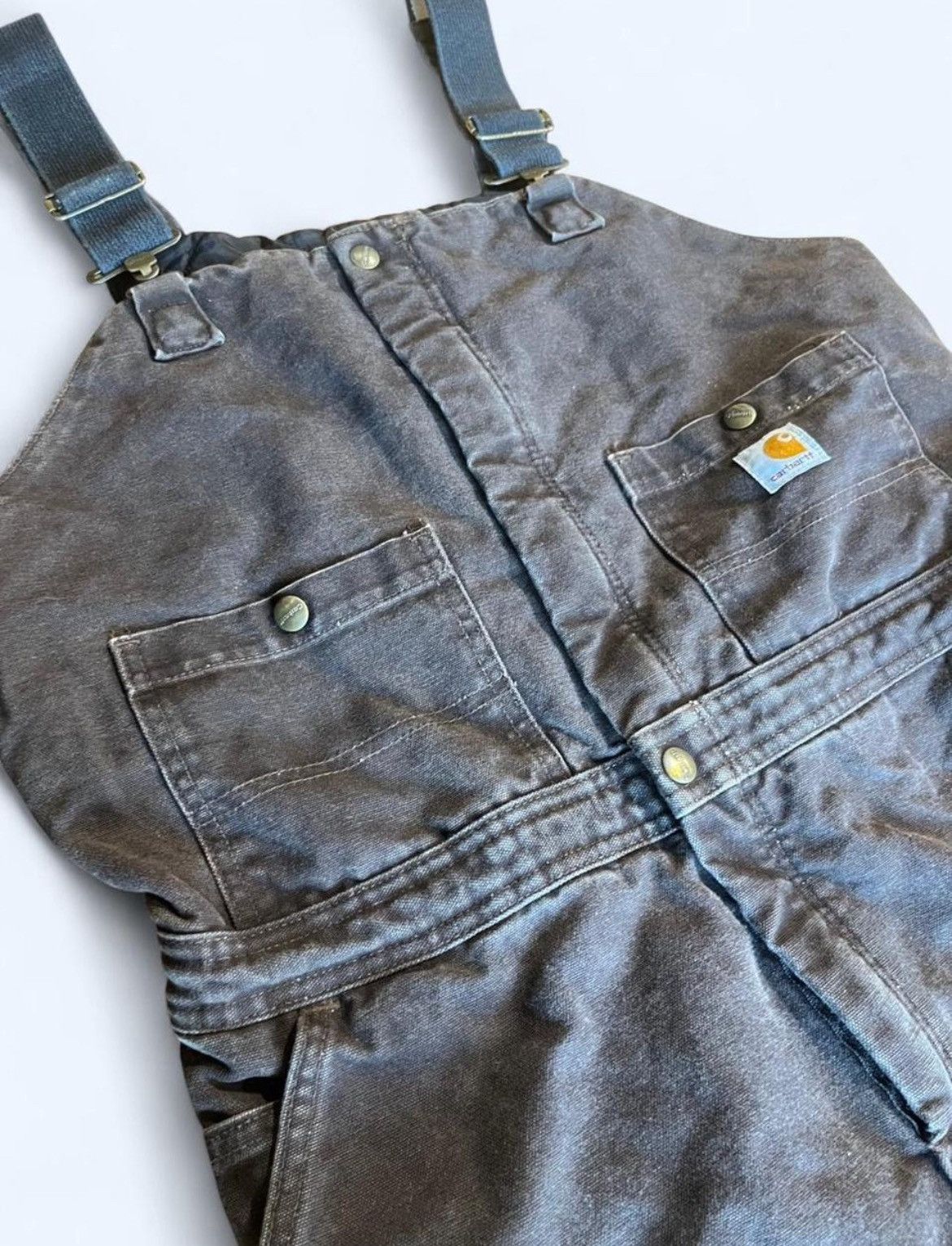 Carhartt Women’s WR027 Quilt Double Knee Bib Overalls 12x34