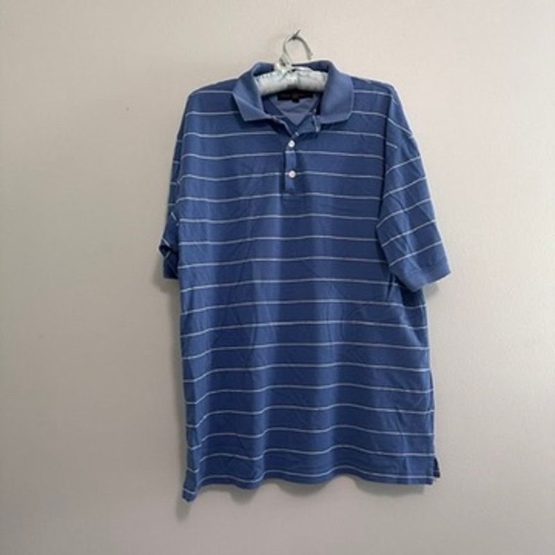 Tommy Hilfiger Tommy Hilfiger blue striped polo size M Size US M / EU 48-50 / 2 - 2 Thumbnail