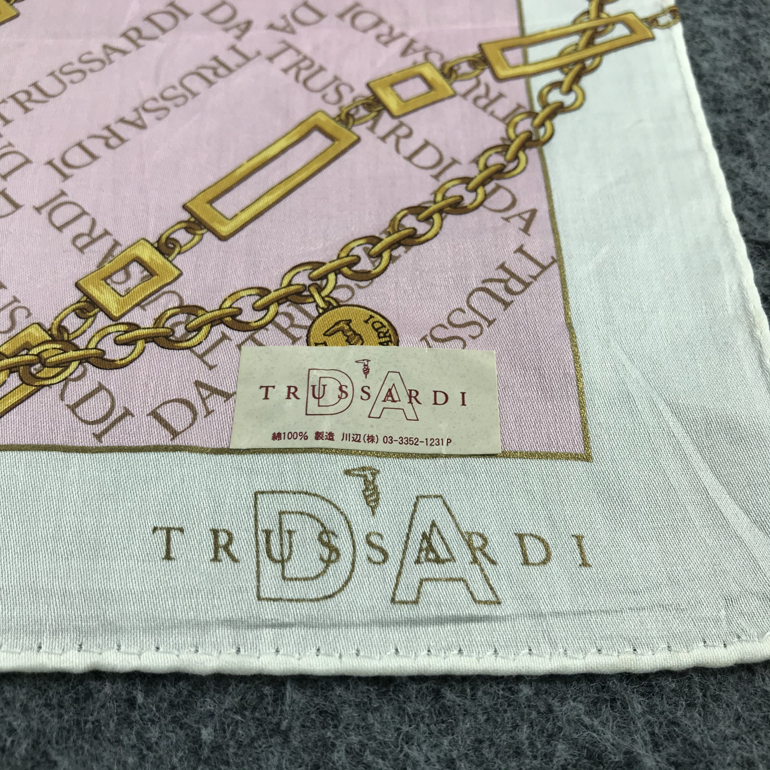 Trussardi Trussardi Handkerchief Neckerchief Bandana H1276 Size ONE SIZE - 4 Thumbnail
