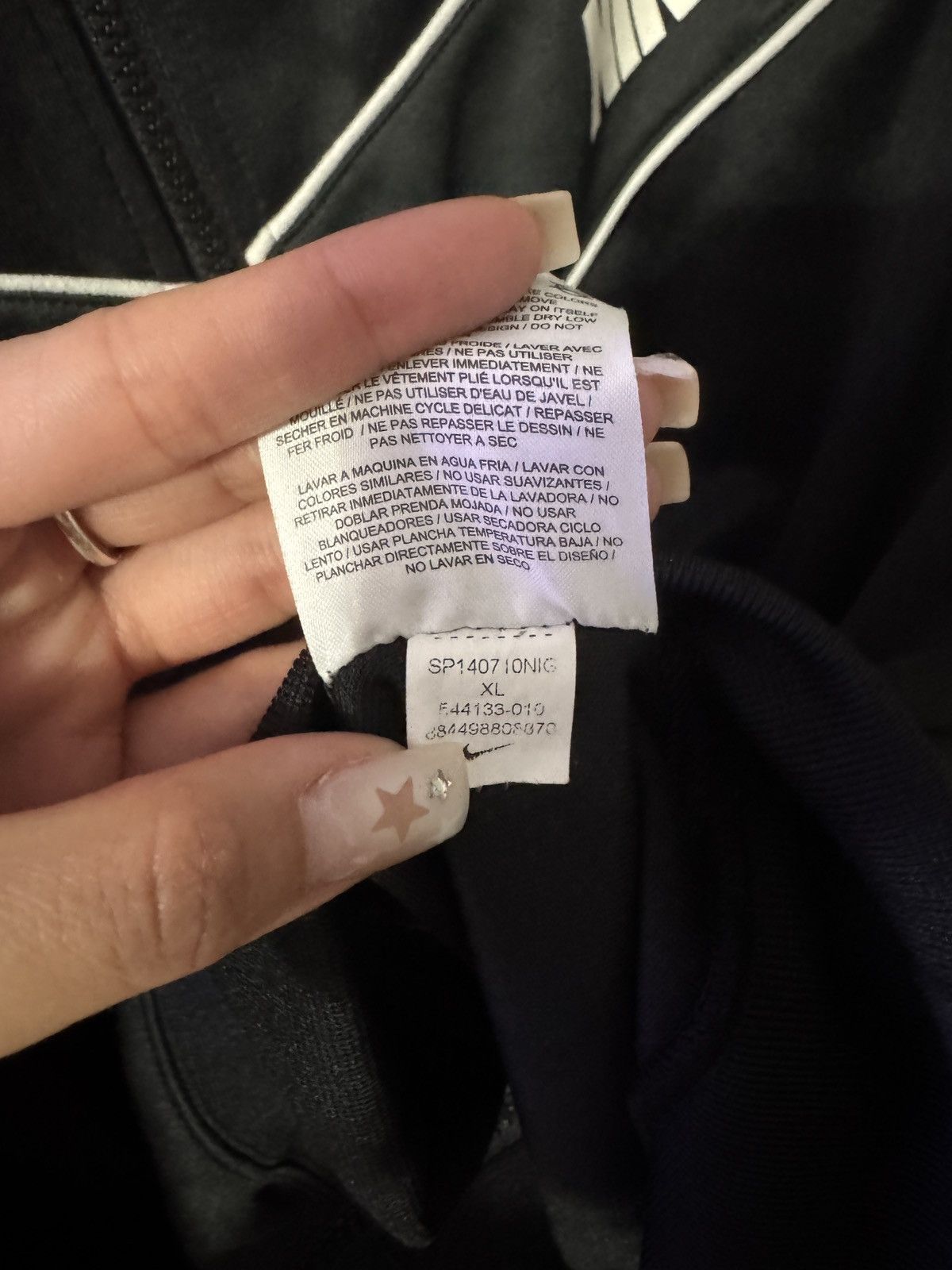 Nike Black Nike Lightweight Track Jacket Size US XL / EU 56 / 4 - 4 Thumbnail