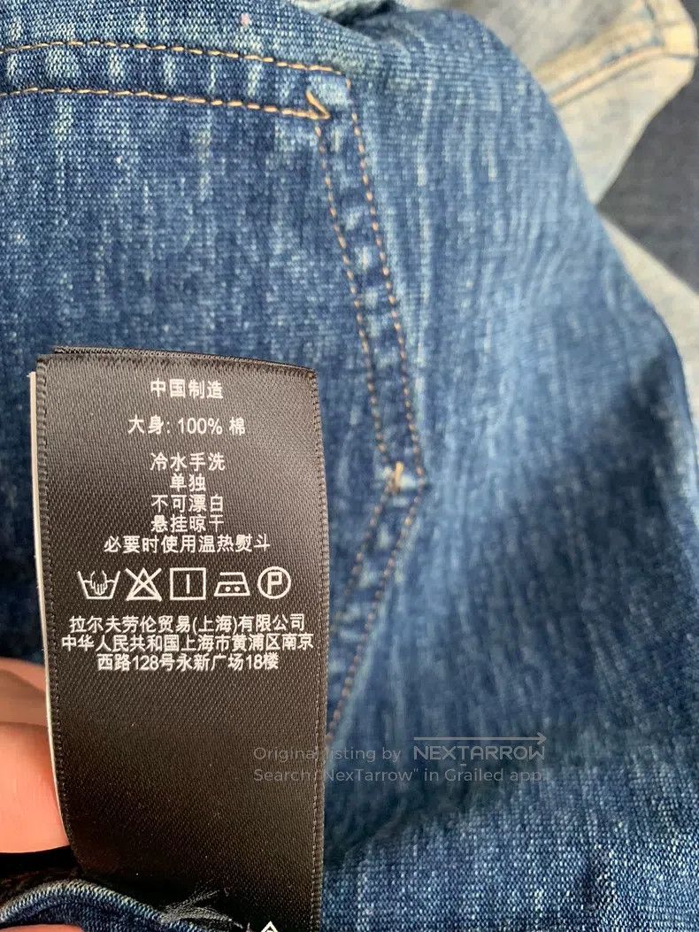 RRL Ralph Lauren RRL Ralph Lauren Indigo cotton ultra soft denim jacket Size US M / EU 48-50 / 2 - 8 Thumbnail
