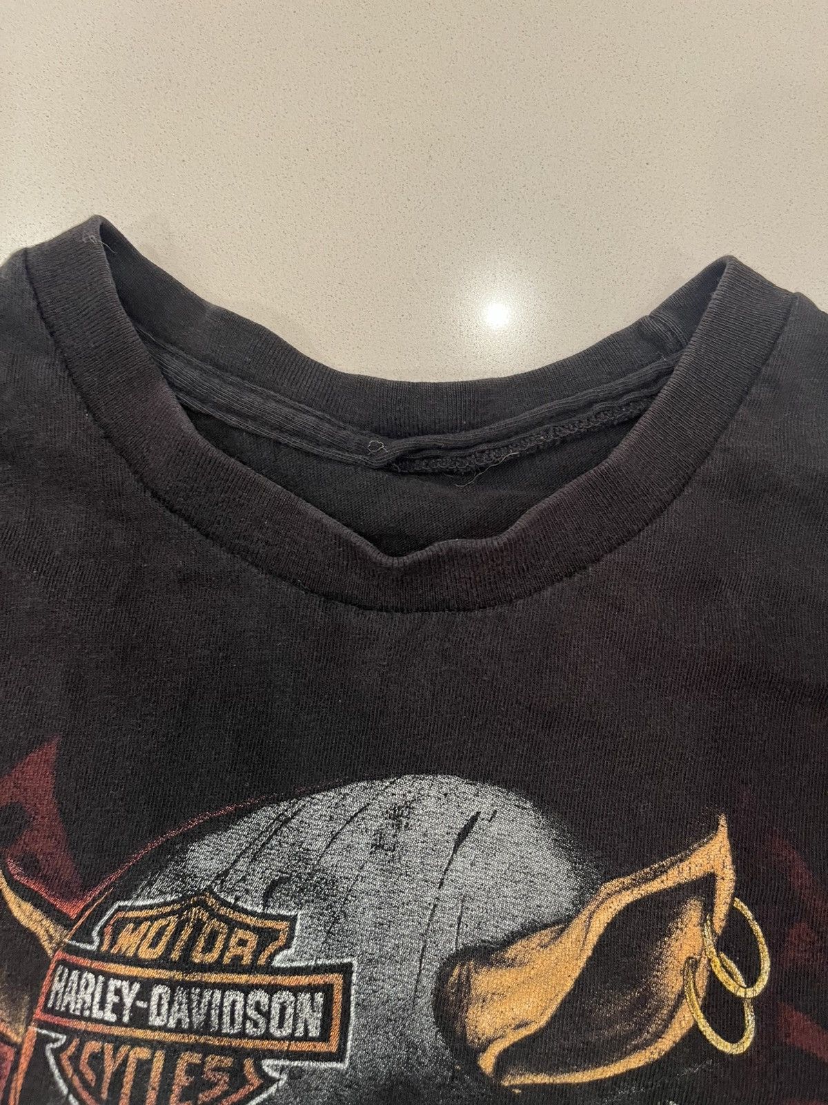 Harley Davidson 2011 Harley Davidson vintage boar Daytona Beach Tee Size US XL / EU 56 / 4 - 2 Thumbnail