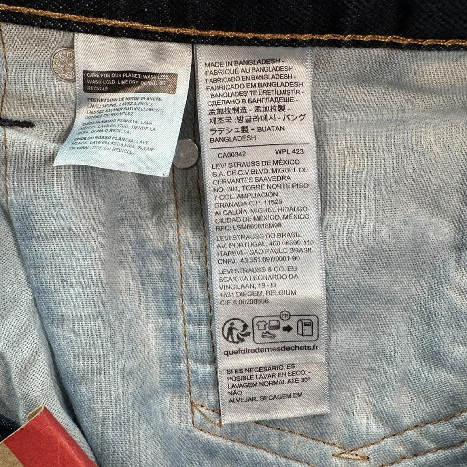 Levi's Levis 550 Relaxed Mens Jeans 42x32 Blue High Rise Dark Wash Size US 42 / EU 58 - 9 Thumbnail