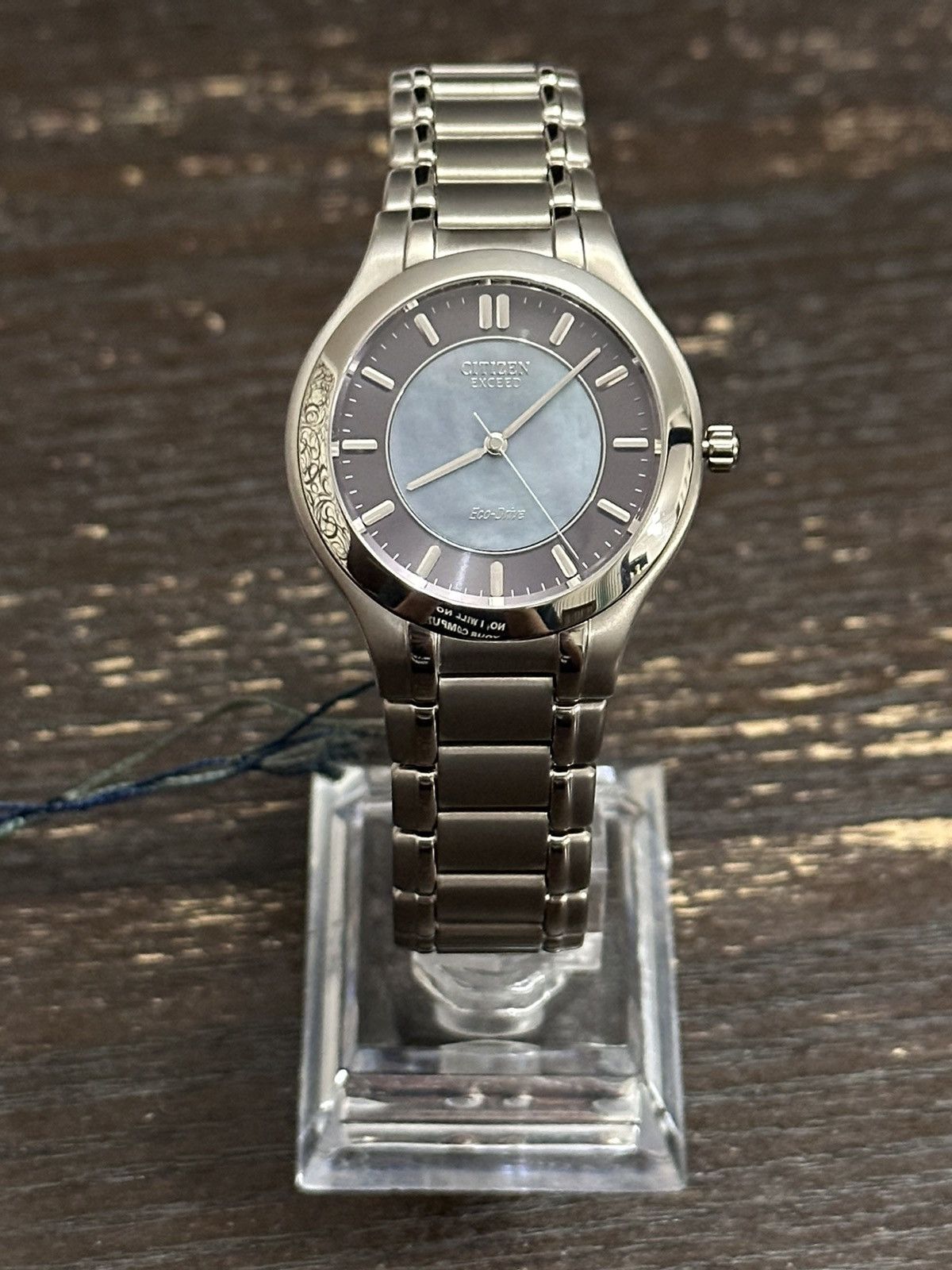 Citizen 🐚1998 Citizen Eco-Drive Mother of Pearl Dial S.steel Watch Size ONE SIZE - 3 Thumbnail