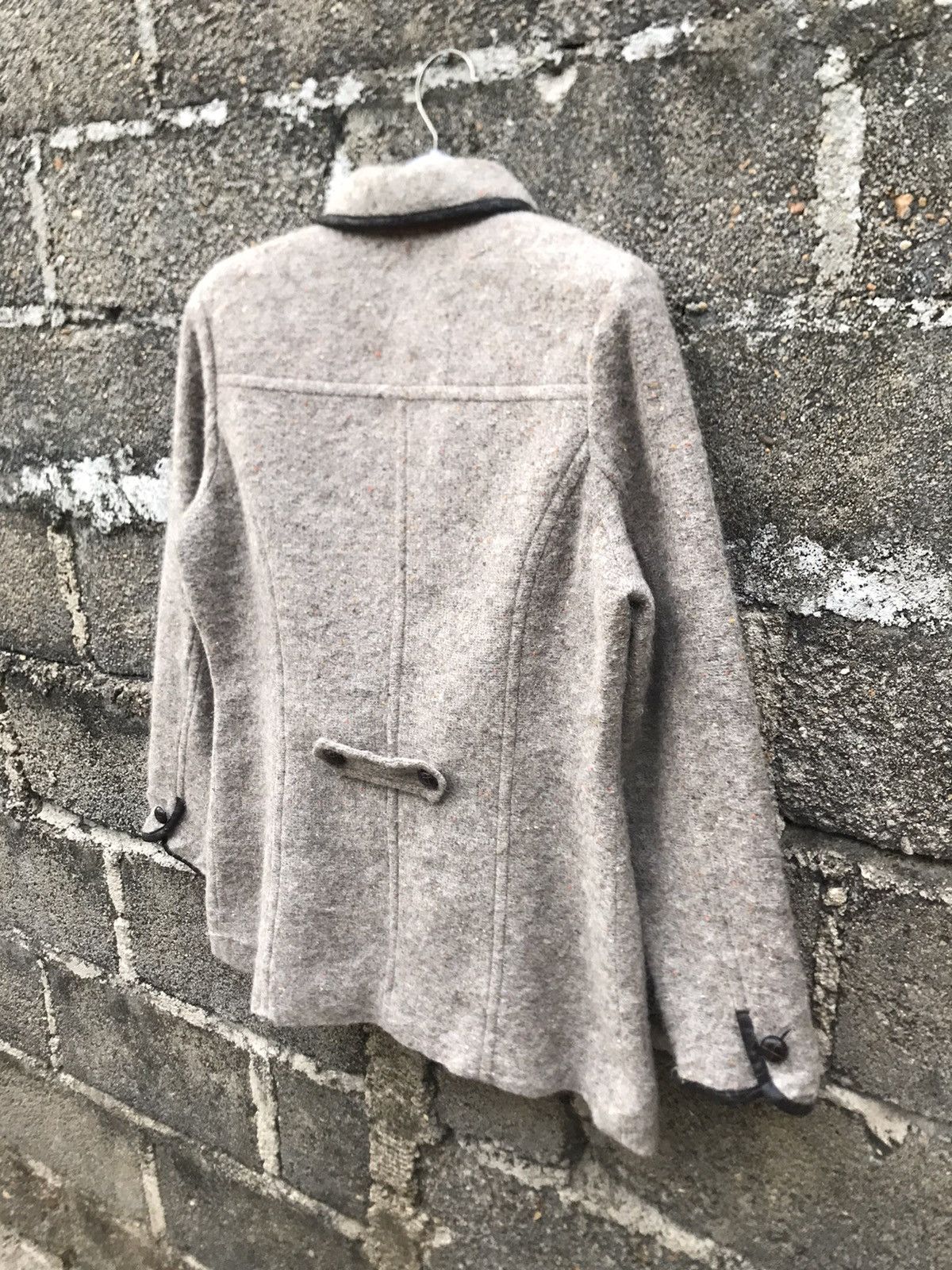 Japanese Brand × Kansai Yamamoto × Vintage ⚡️Vintage Kansai Yamamoto Wool Mohair Button Jacket Size S / US 4 / IT 40 - 14 Thumbnail