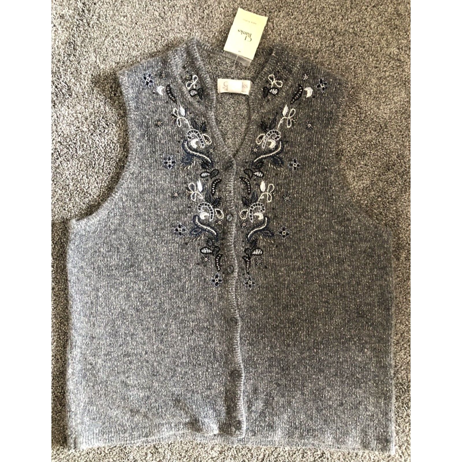 Vintage VINTAGE Christopher & Banks Vest Shirt? Size XL / US 12-14 / IT 48-50 - 2 Thumbnail