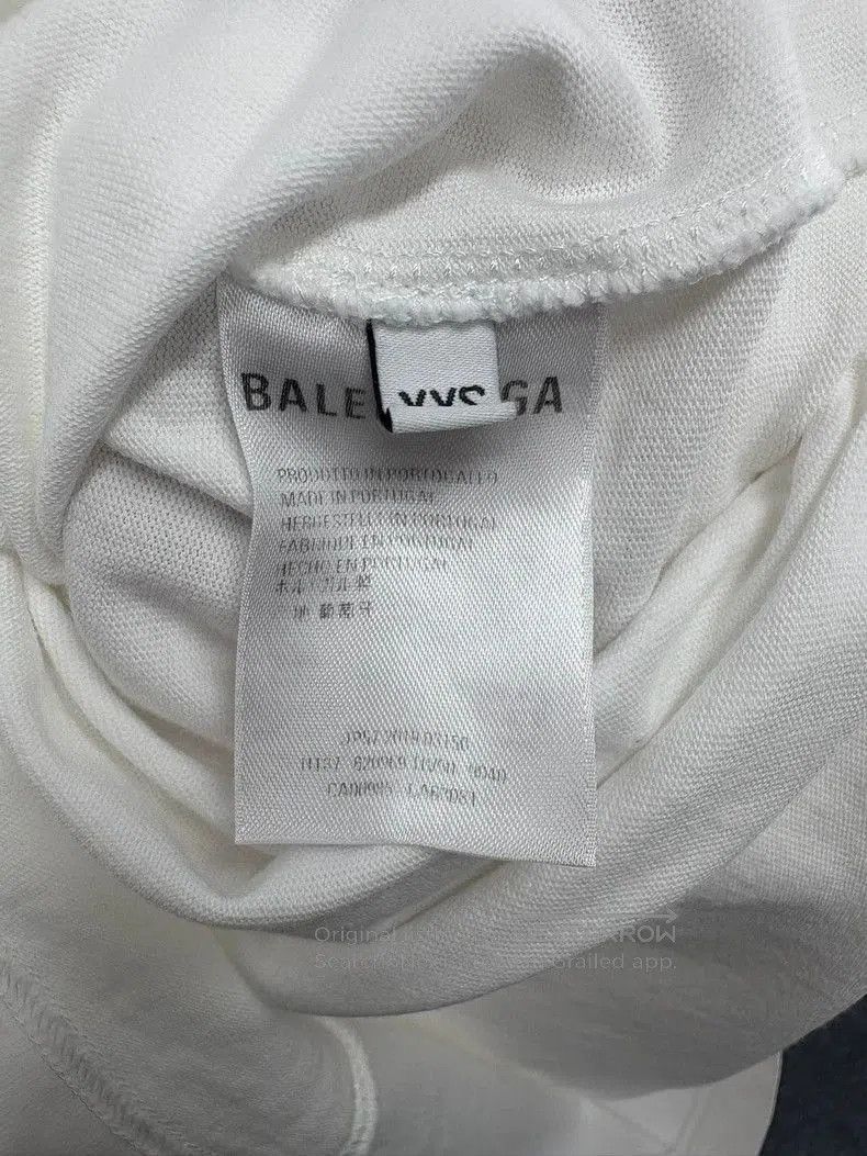 Balenciaga Balenciaga White Logo Short Sleeve T-shirt. Size US XXS / EU 40 - 6 Thumbnail
