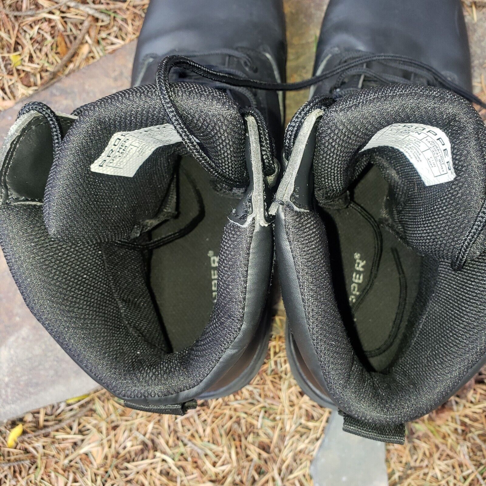 Propper Propper Tactical Boots Mens Size 13 M Black Leather Duraligh Size US 13 / EU 46 - 6 Thumbnail