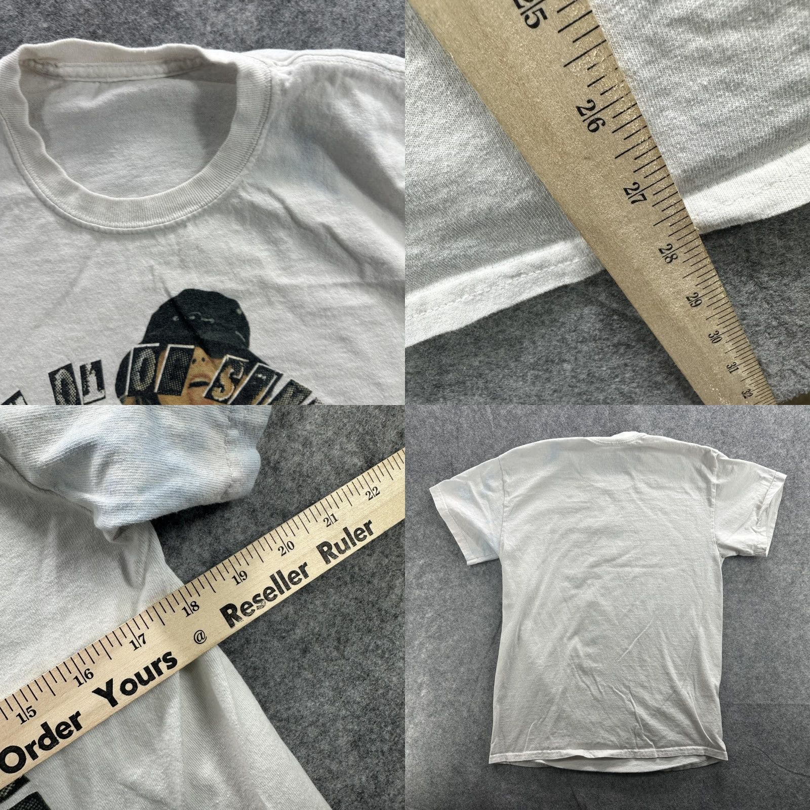 Champion Champion Skateboard Shirt Mens Large White Graphic Skater Streetwear Tee Size US L / EU 52-54 / 3 - 8 Thumbnail