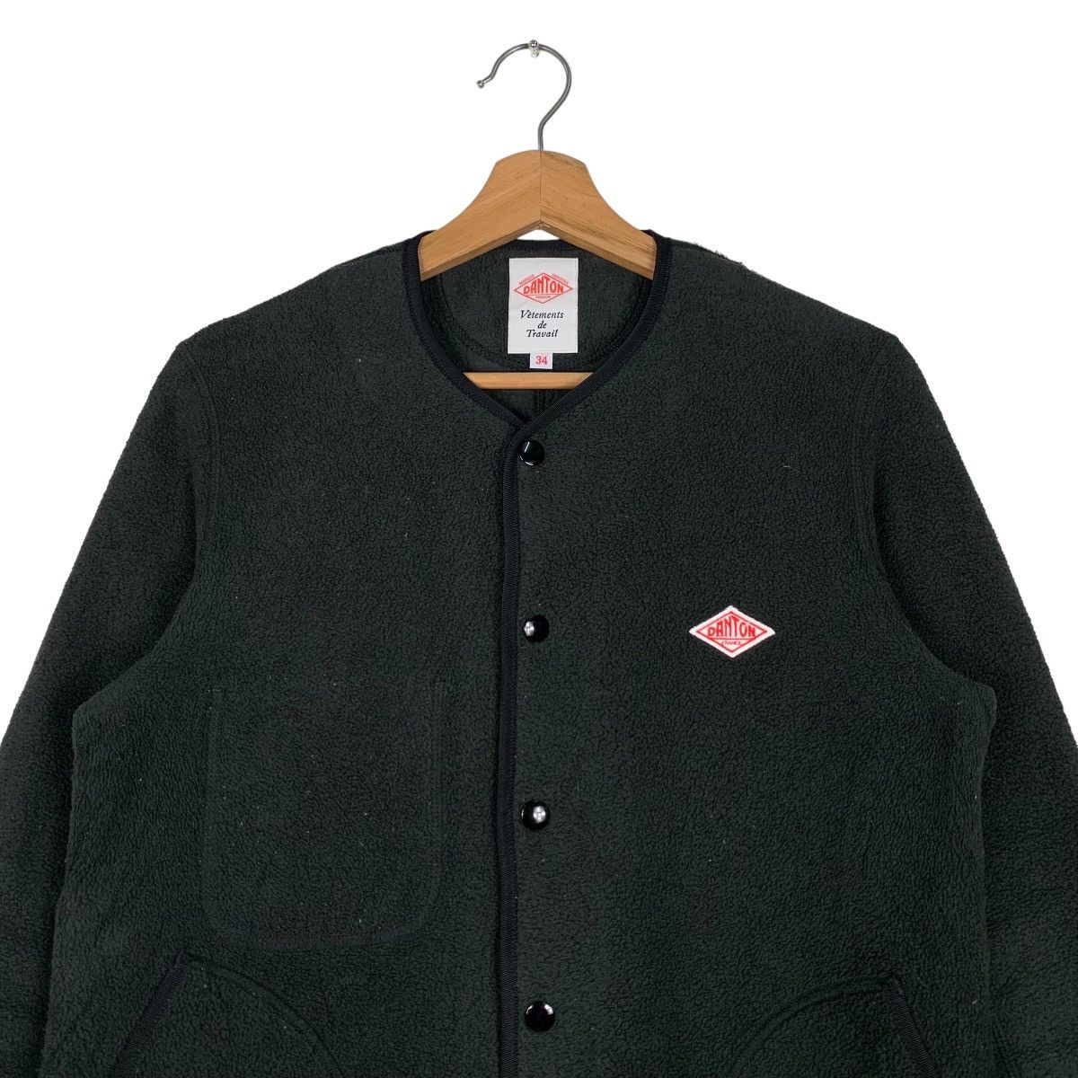 Danton DANTON Snap Button Fleece Jacket #0922-C41 Size US M / EU 48-50 / 2 - 2 Thumbnail