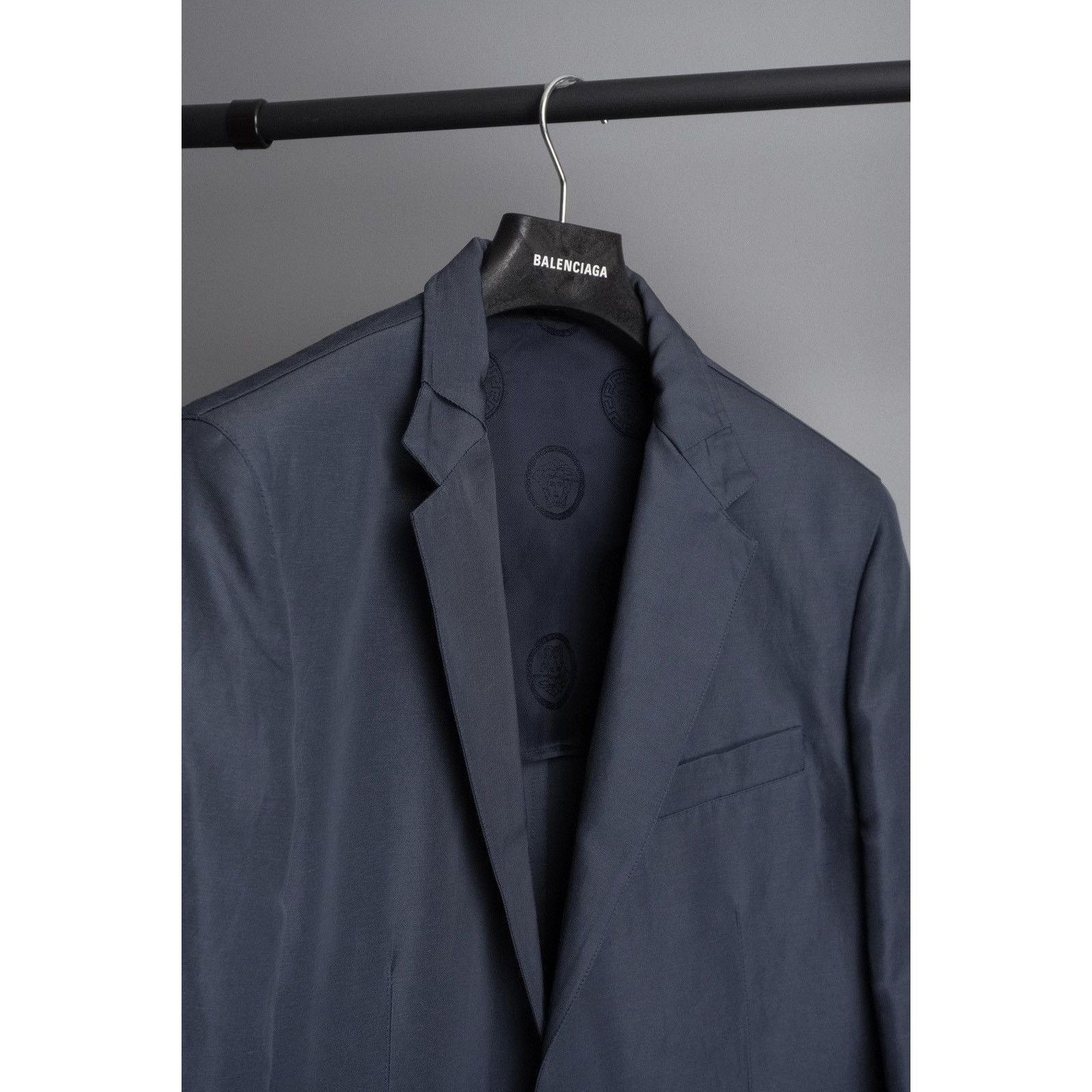 Versace Gianni versace greca logo medusa button linen blazer jacket Size US L / EU 52-54 / 3 - 4 Thumbnail