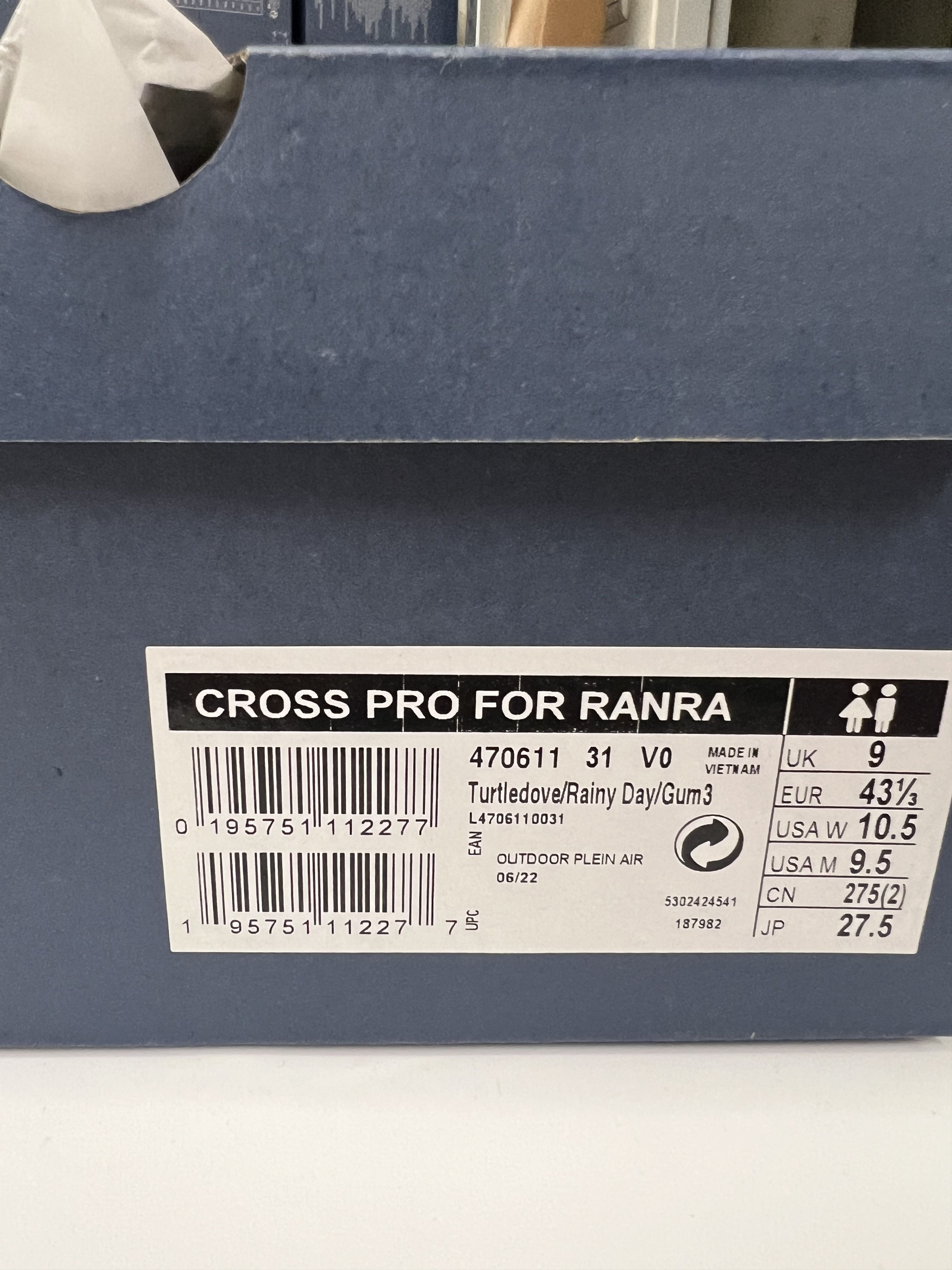 Arnar Mar Jonsson × Salomon Salomon x Ranra Cross Pro Turtledove Size US 9.5 / EU 42-43 - 7 Thumbnail