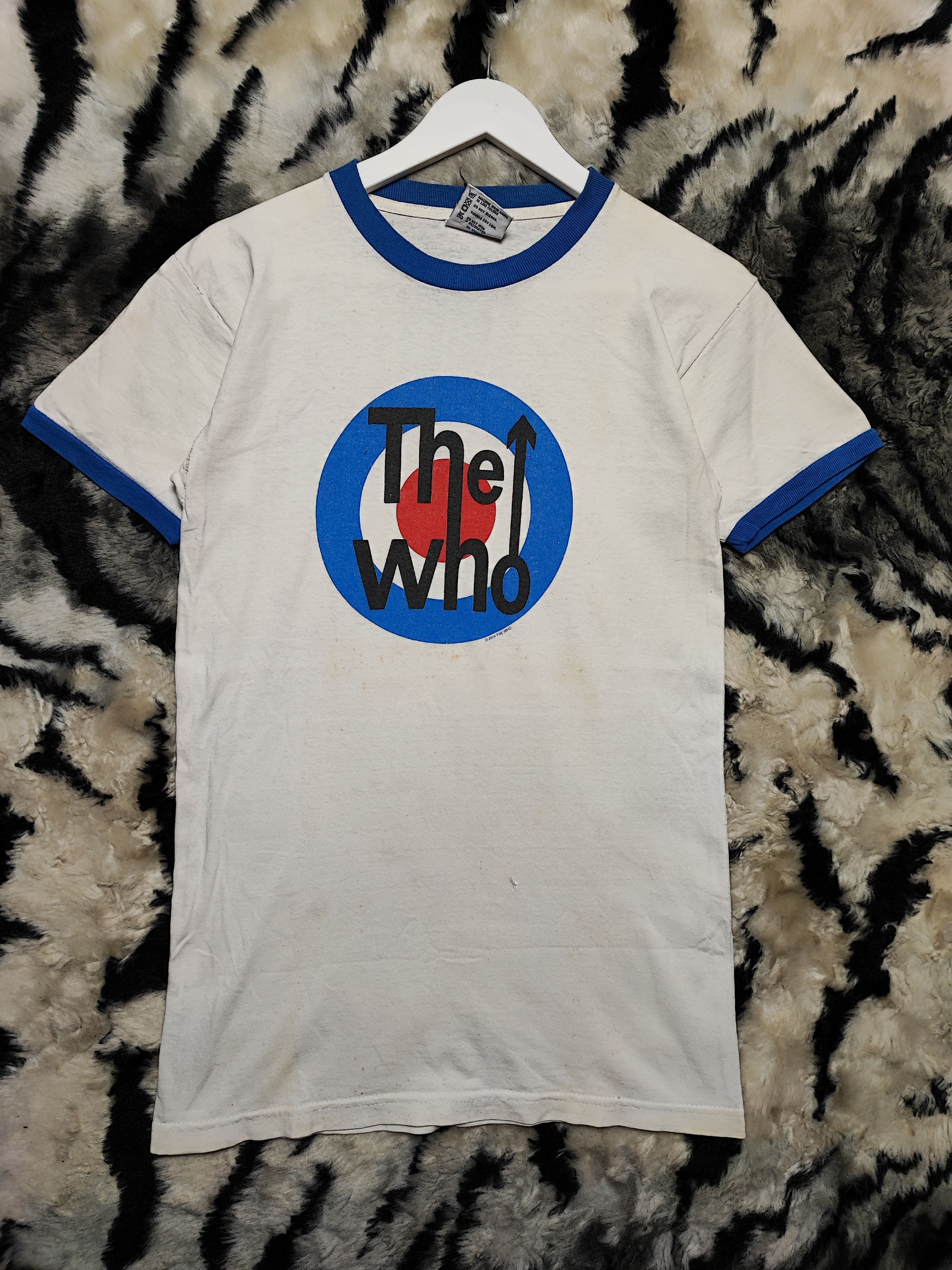 Band Tees × Vintage The Who Logo 2004 Ringer T-Shirt Size US S / EU 44-46 / 1 - 2 Thumbnail