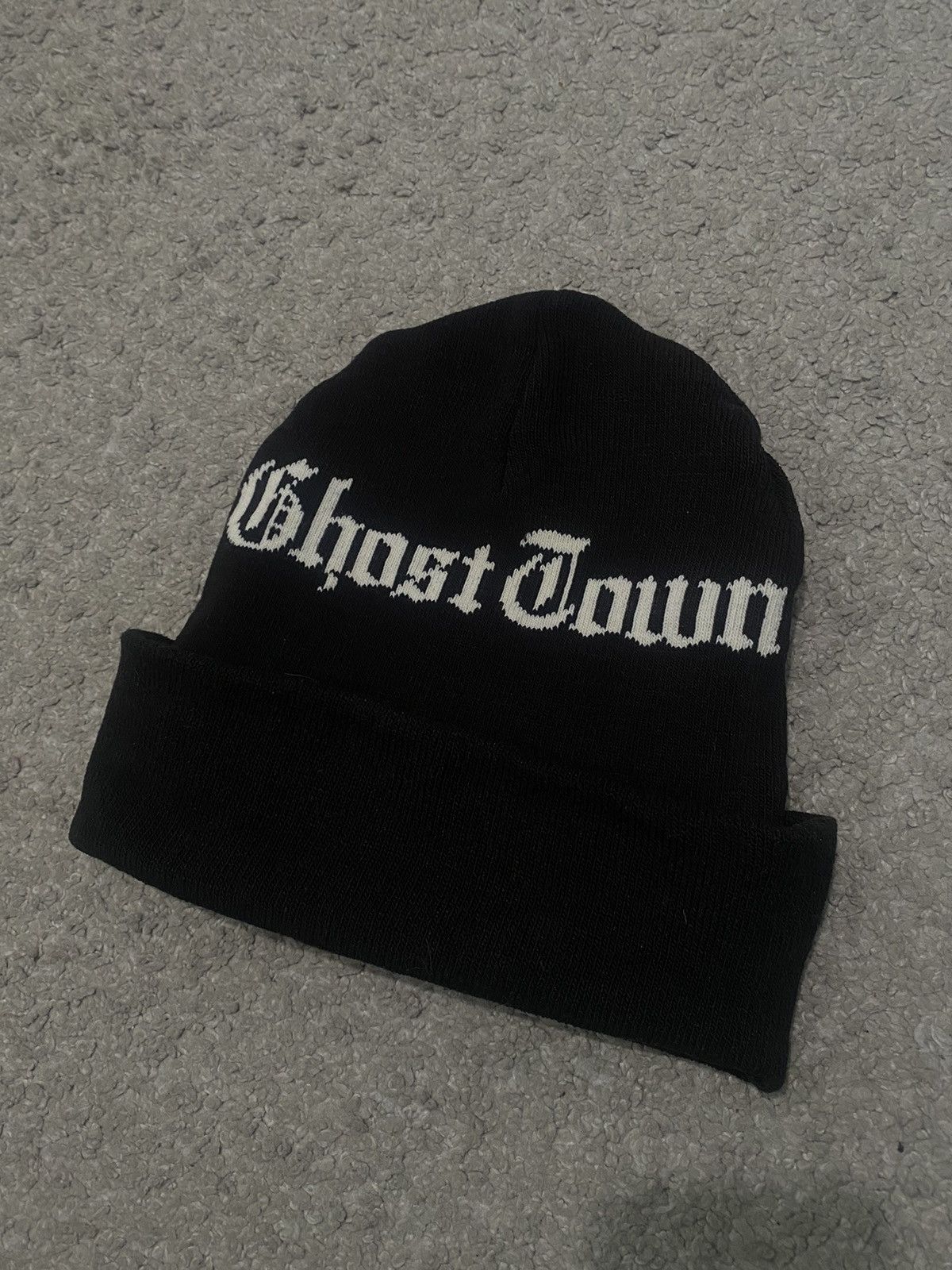 Carhartt × Vintage Carhartt Ghost Town Beanie One size unisex y2k skate hip hop Size ONE SIZE - 2 Thumbnail