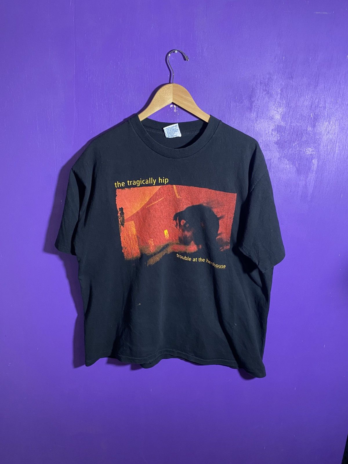 Band Tees × Vintage Vintage 1996 The Tragically hip trouble at henhouse tour tee Size US XL / EU 56 / 4 - 1 Thumbnail