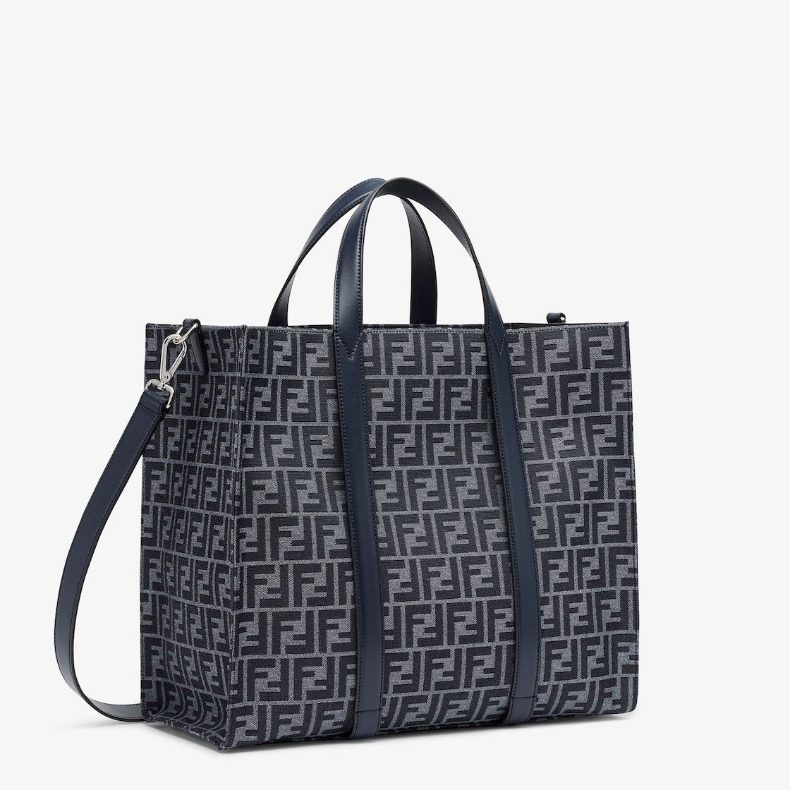 Fendi o1s1wg111125 Size: OS/ FF Jacquard Shopper in Black Size ONE SIZE - 5 Thumbnail