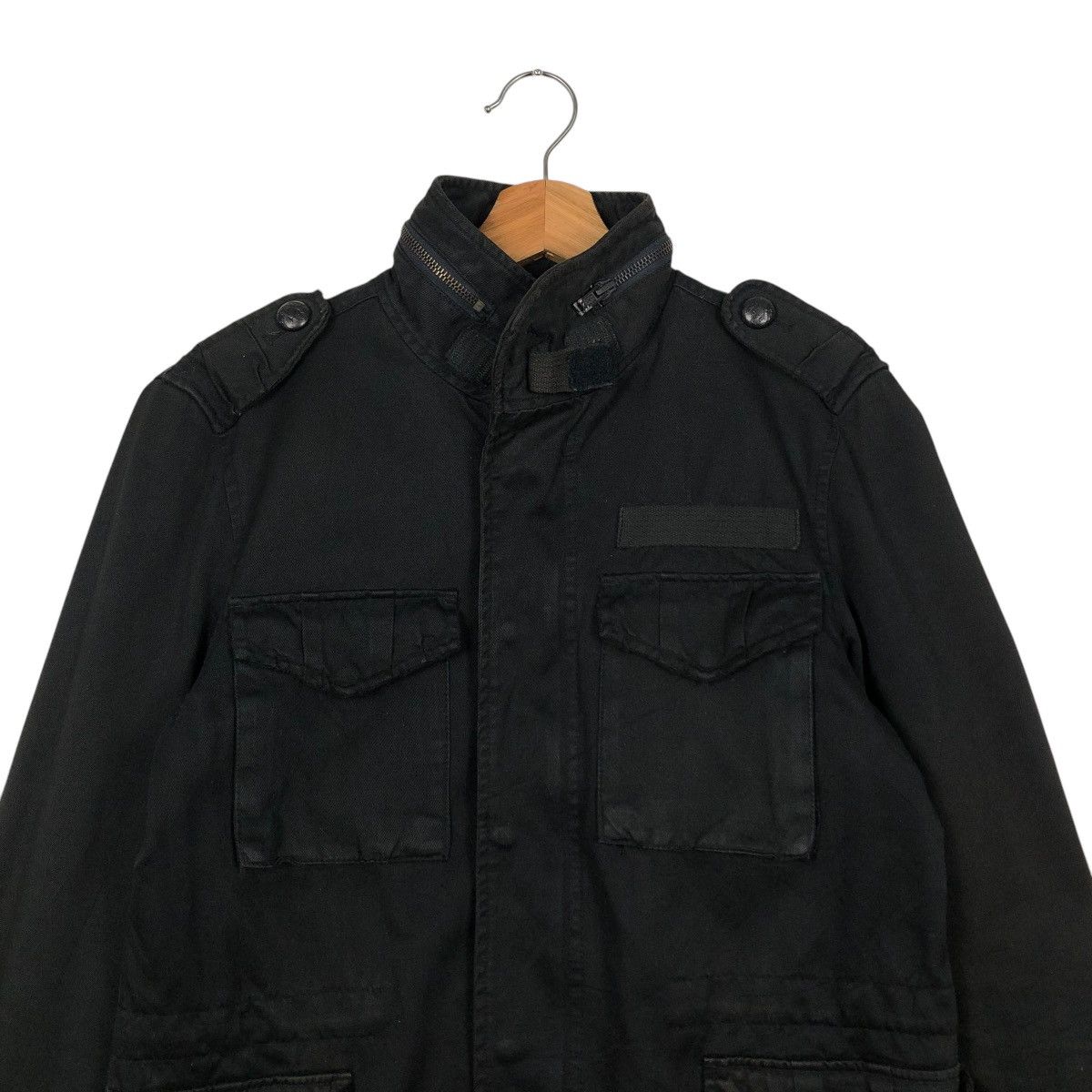 Japanese Brand 🔥VINTAGE BIKER JACKET VANQUISH SOLDIER SKELETON BIG LOGO Size US S / EU 44-46 / 1 - 5 Thumbnail