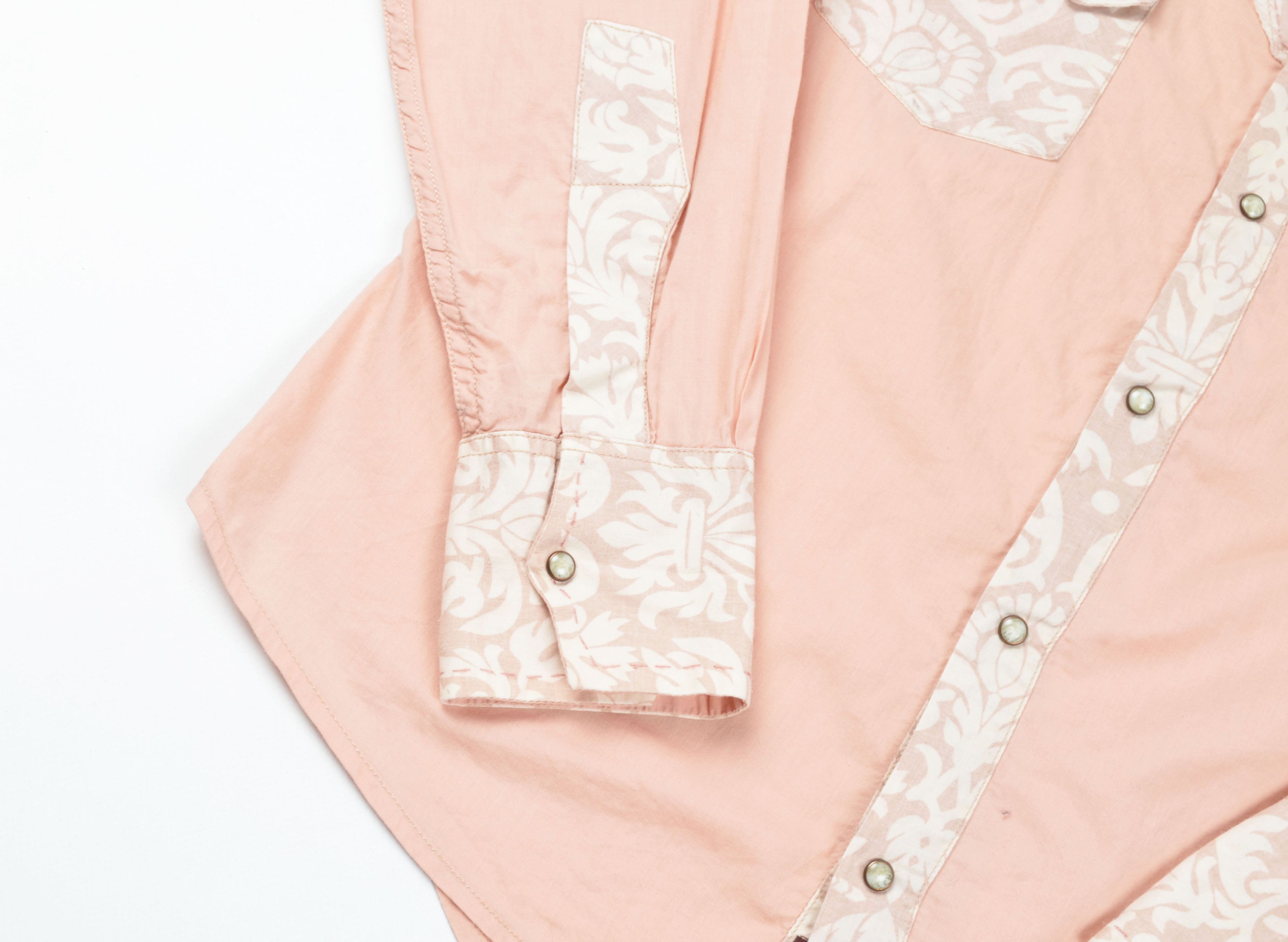 Marlboro Vintage Marlboro Classics Peach Western Button Up Shirt Size US M / EU 48-50 / 2 - 3 Thumbnail