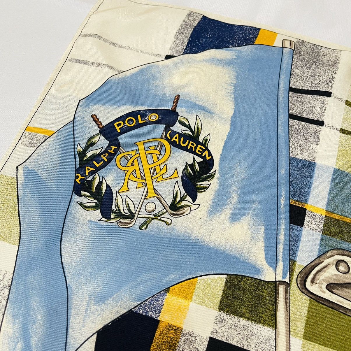 Ralph Lauren VINTAGE RALPH LAUREN SILK SCARF RARE Size ONE SIZE - 2 Thumbnail