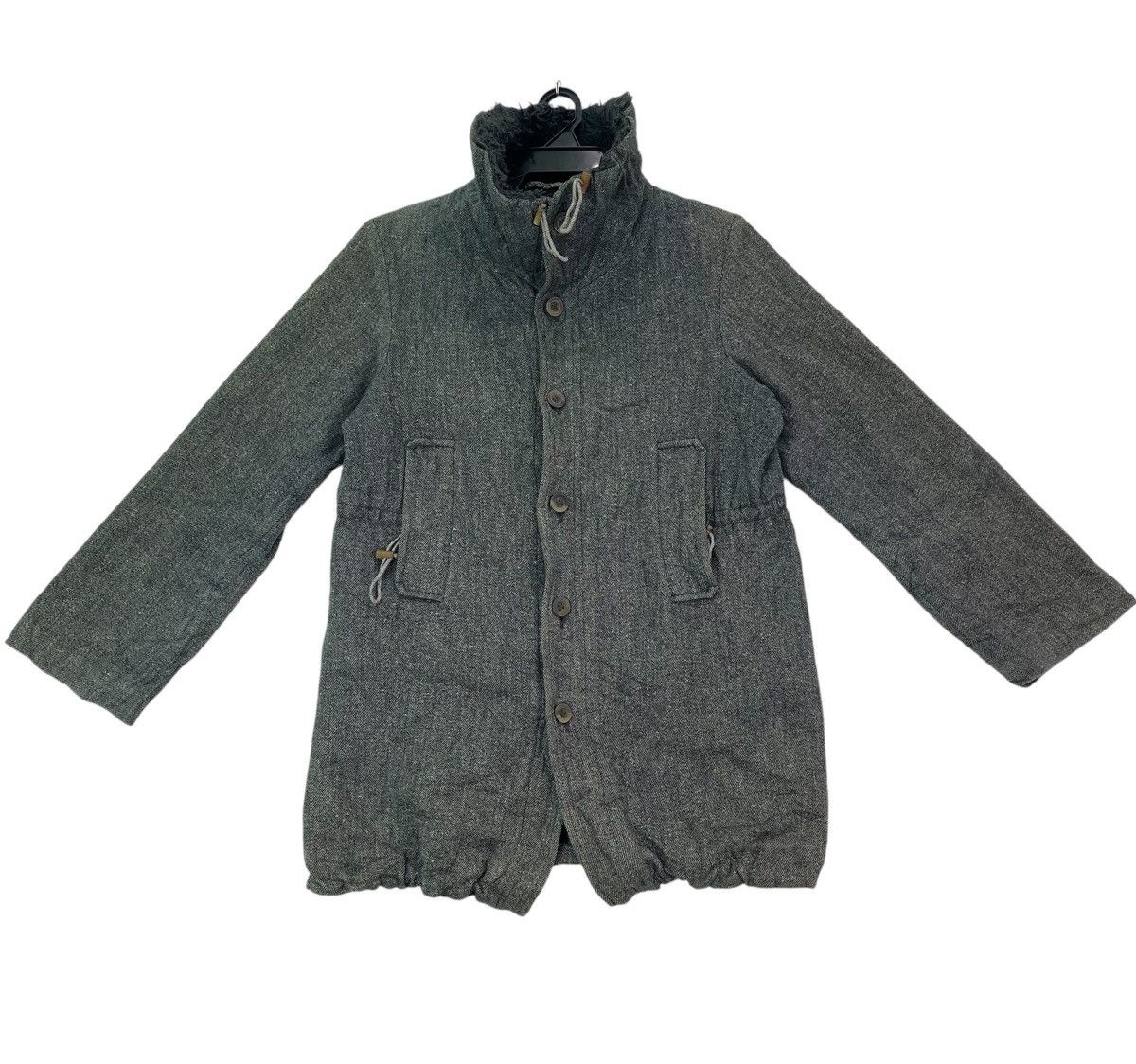 45rpm Rare 45rpm indigo dyed sherpa lined trench jacket Size US M / EU 48-50 / 2 - 3 Thumbnail