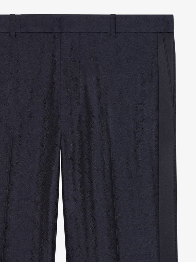 Givenchy o1n1vont0326 Slim Fit Pants Monogram in Black Size US 30 / EU 46 - 5 Thumbnail