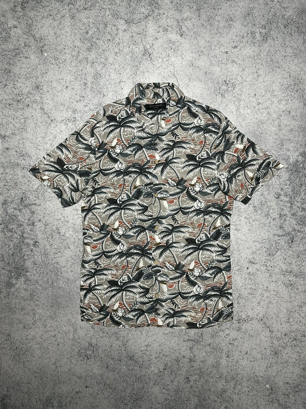 Allsaints Allsaints Vanuatu Hawaiian Print Shirt Size US XS / EU 42 / 0 - 1 Thumbnail