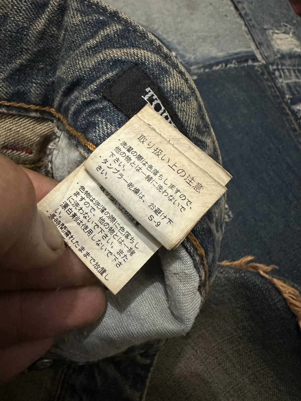 Tornado Mart Tornado Mart Distressed Denim Flared Frayed Jeans Size US 33 - 16 Thumbnail