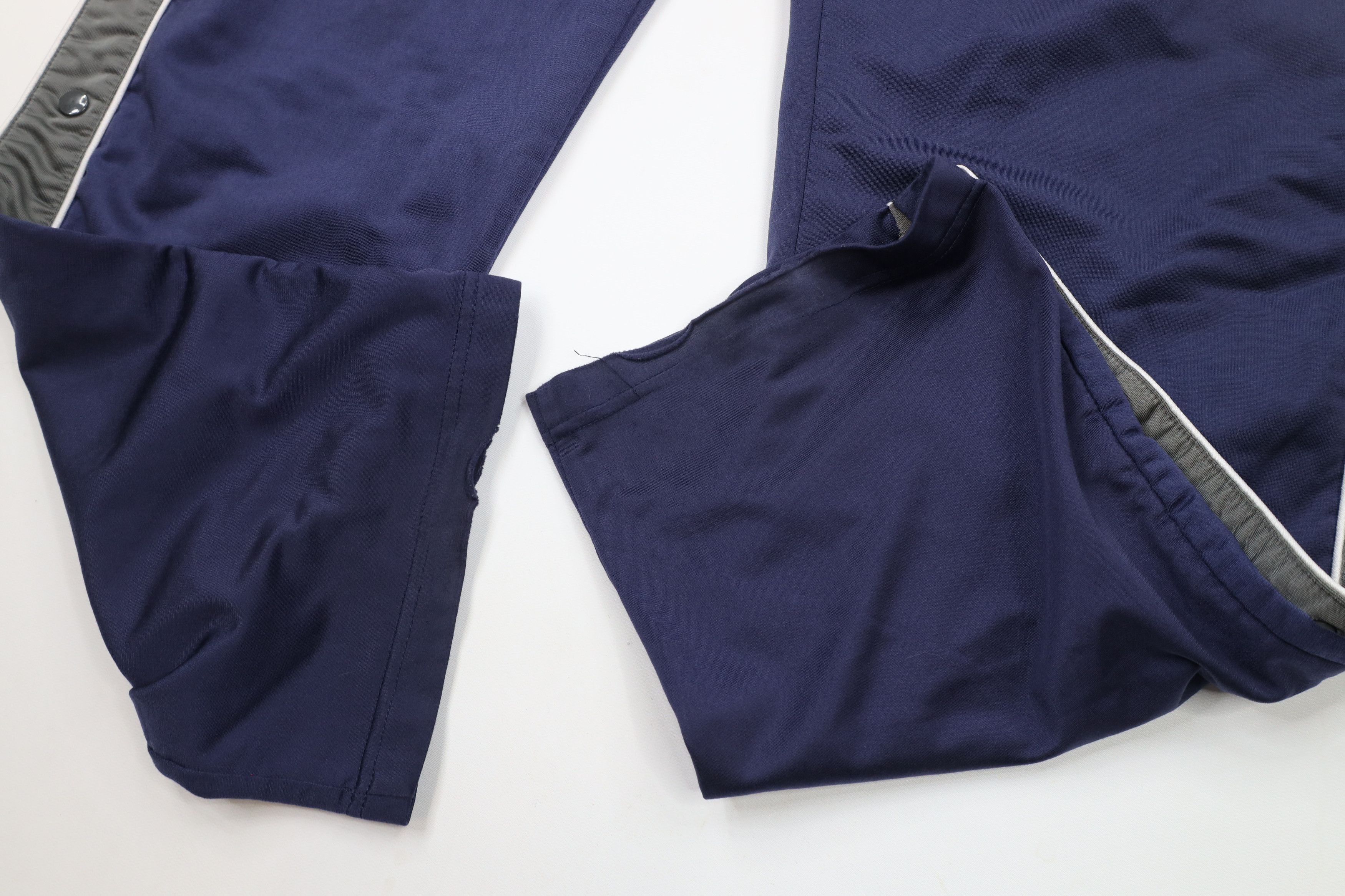 Vintage Vintage 90s Logo Athletic Tearaway Sweatpants Pants Blue Size US 38 / EU 54 - 5 Thumbnail