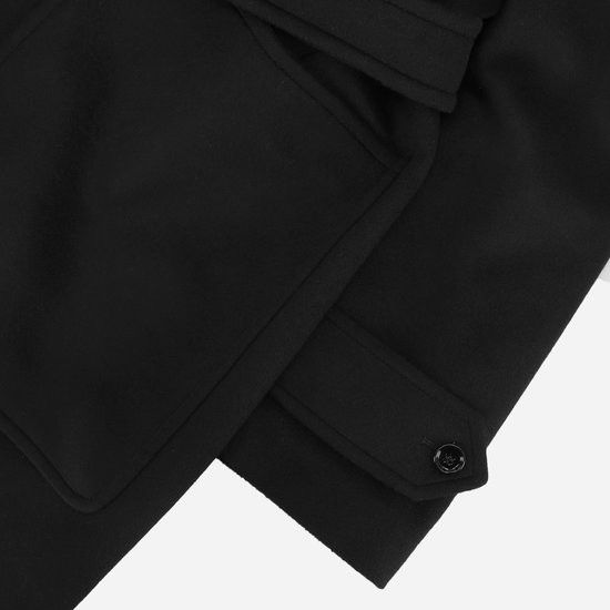Burberry o1w1db10426 Wool Cashmere Coat in Black Size XL / US 12-14 / IT 48-50 - 6 Thumbnail