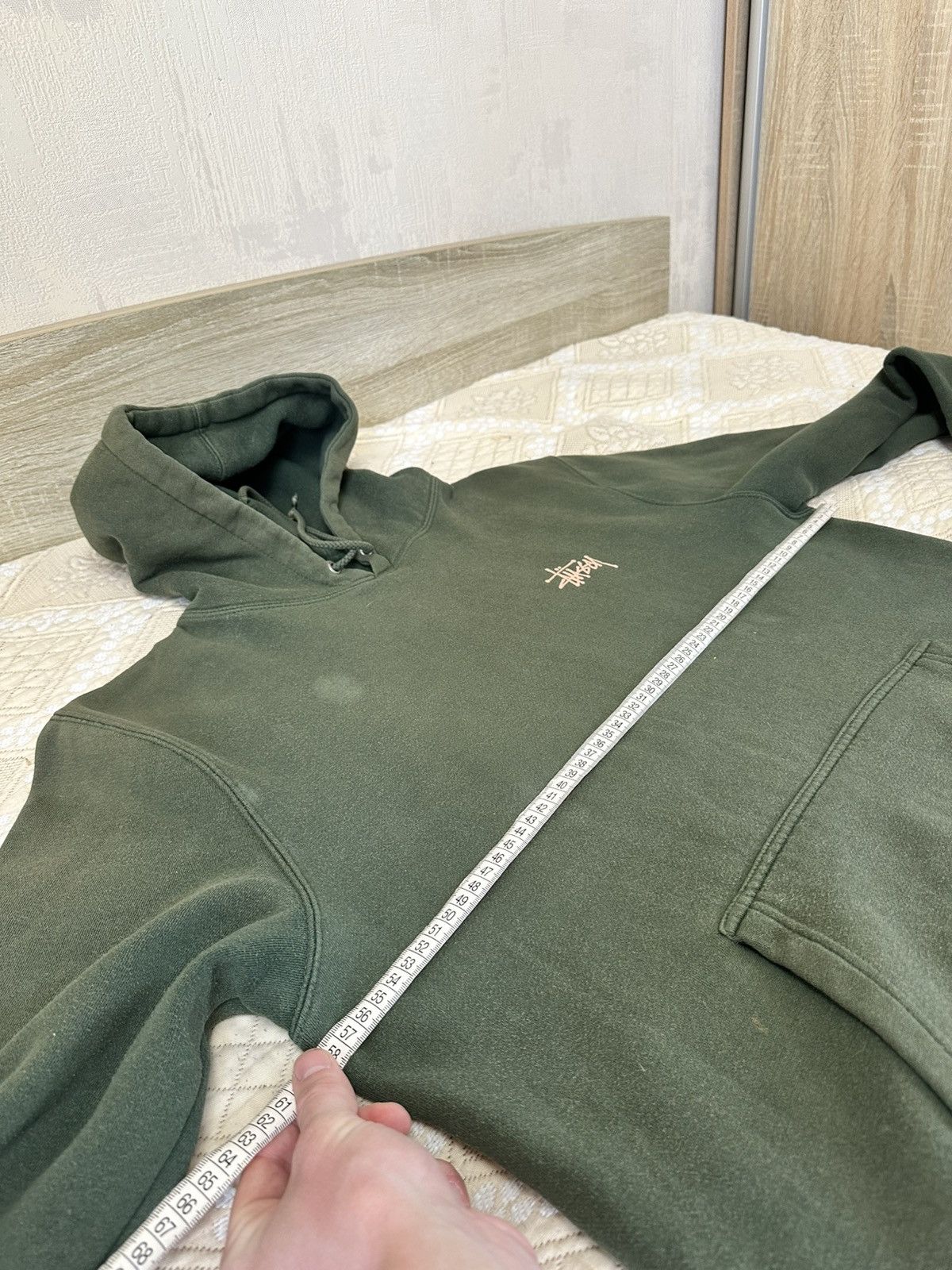 Stussy 🔥 Stussy Vintage Big Logo Washed Faded Hoodie Sweatshirt Y2K Size US M / EU 48-50 / 2 - 10 Thumbnail