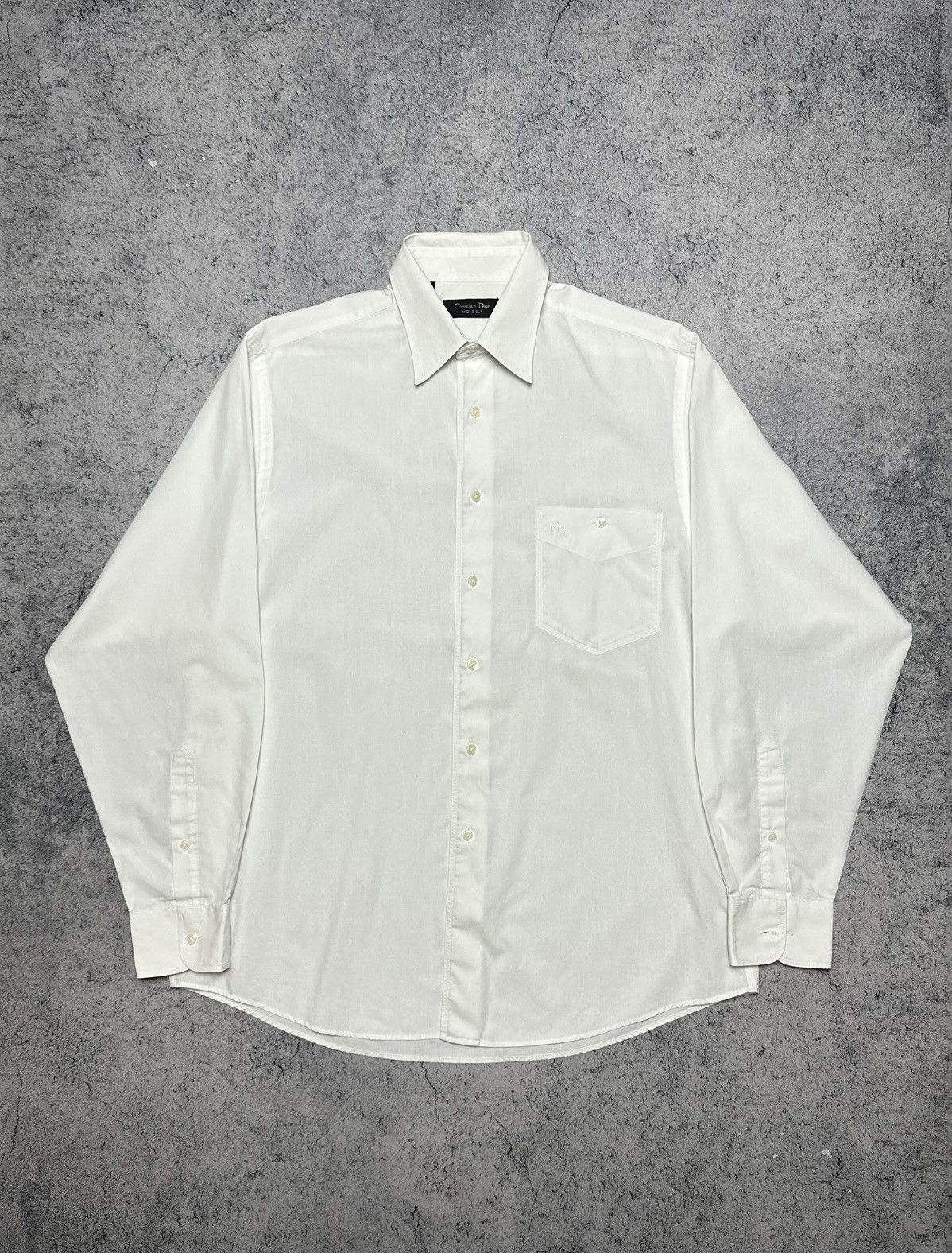 Christian Dior Monsieur Vintage Christian Dior Monsieur Long Sleeve Shirt Size US L / EU 52-54 / 3 - 1 Thumbnail