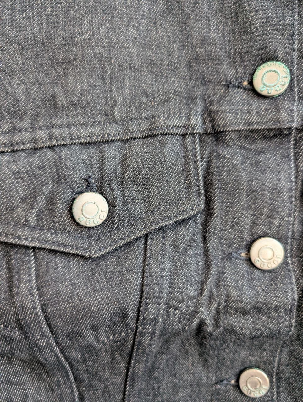 Gucci vintage 1999 GUCCI X tom ford denim jacket Size S / US 4 / IT 40 - 4 Thumbnail