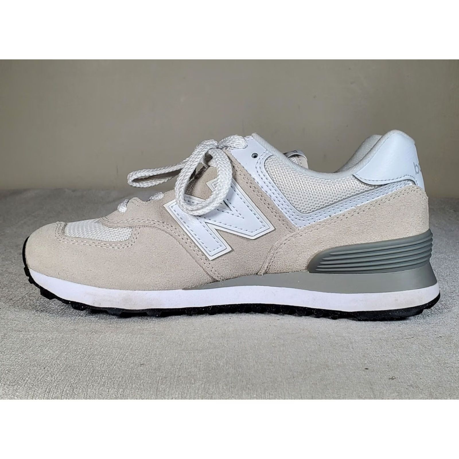 New Balance New Balance 574 Core Sneakers WL574EVW Nimbus Cloud / White Womens US 6.5 B Size US 7 / IT 37 - 3 Thumbnail