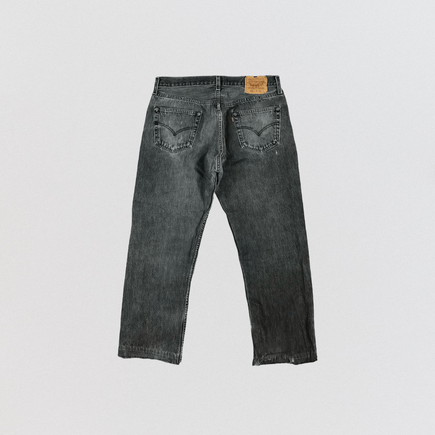 Levi's Vintage 90s Distress Levis 501 Jeans-JM2102 Size US 35 - 2 Thumbnail