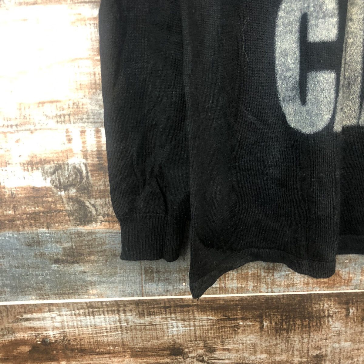 Homespun Knitwear × Japanese Brand DLL Agas Black Knitwear #C544 Size S / US 4 / IT 40 - 7 Thumbnail