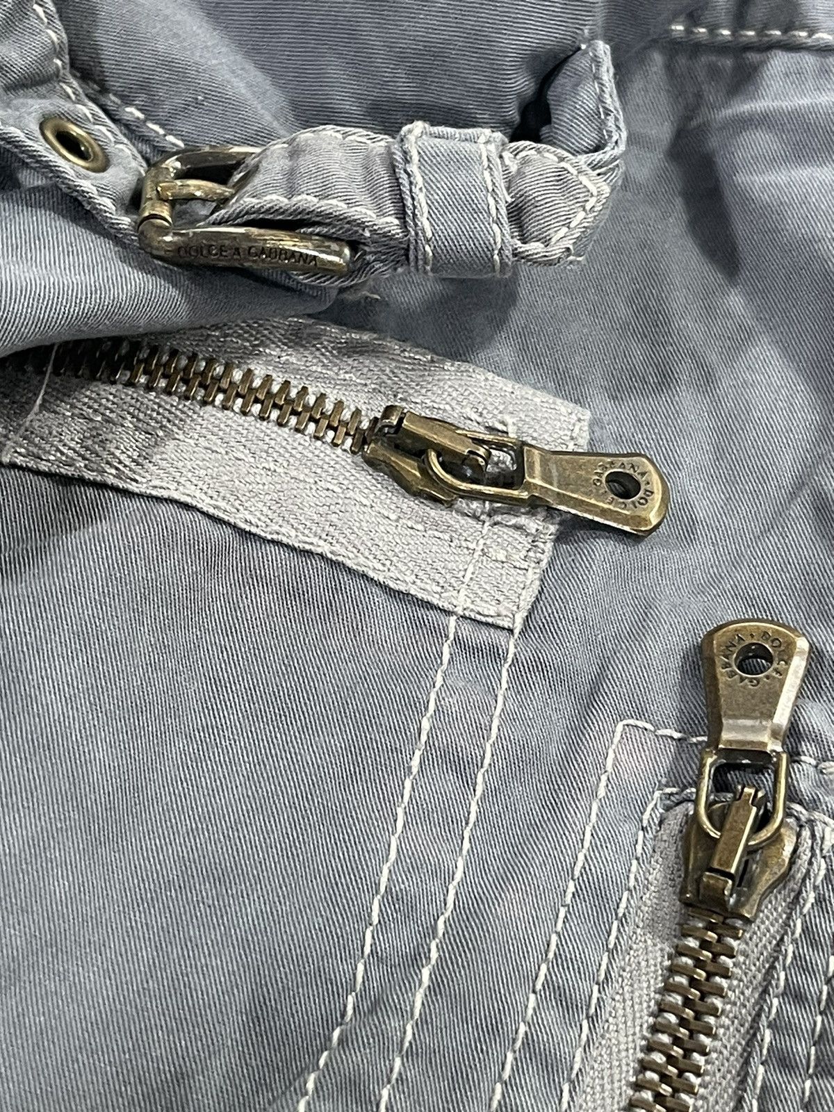 Dolce & Gabbana AW2003 Parachute Flight Cargo Pants Size US 33 - 11 Thumbnail