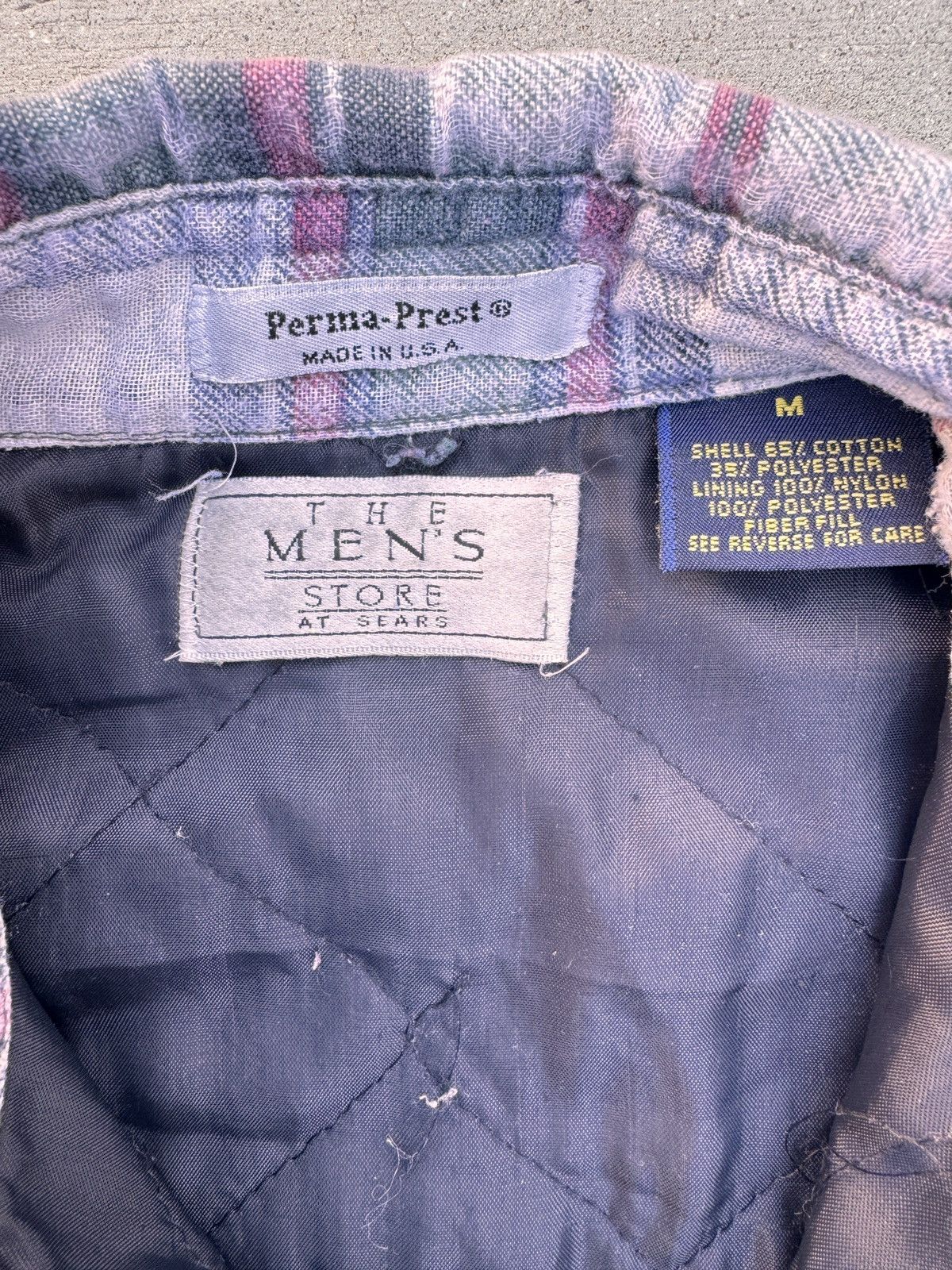 The Men's Store Vintage Heavyweight Flannel Shirt – Classic Workwear Plaid Size US M / EU 48-50 / 2 - 3 Thumbnail