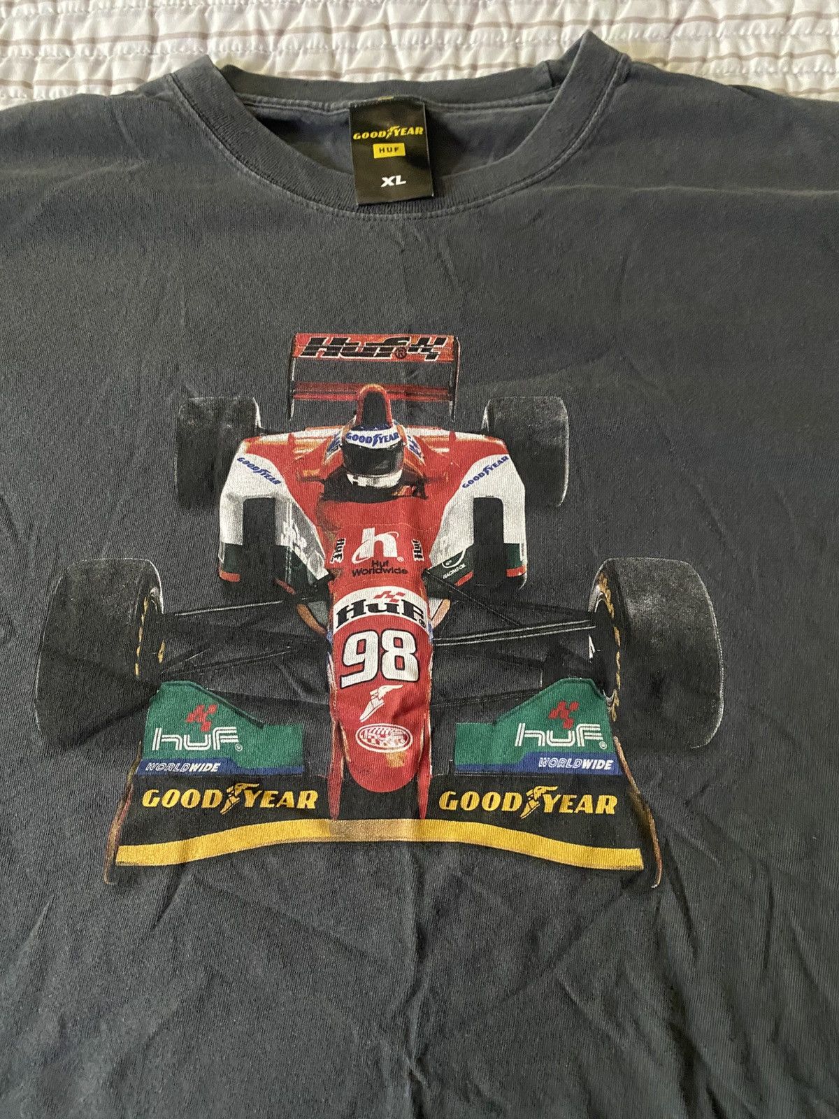 Huf Huf Goodyear F1 Tee XL Size US XL / EU 56 / 4 - 2 Thumbnail