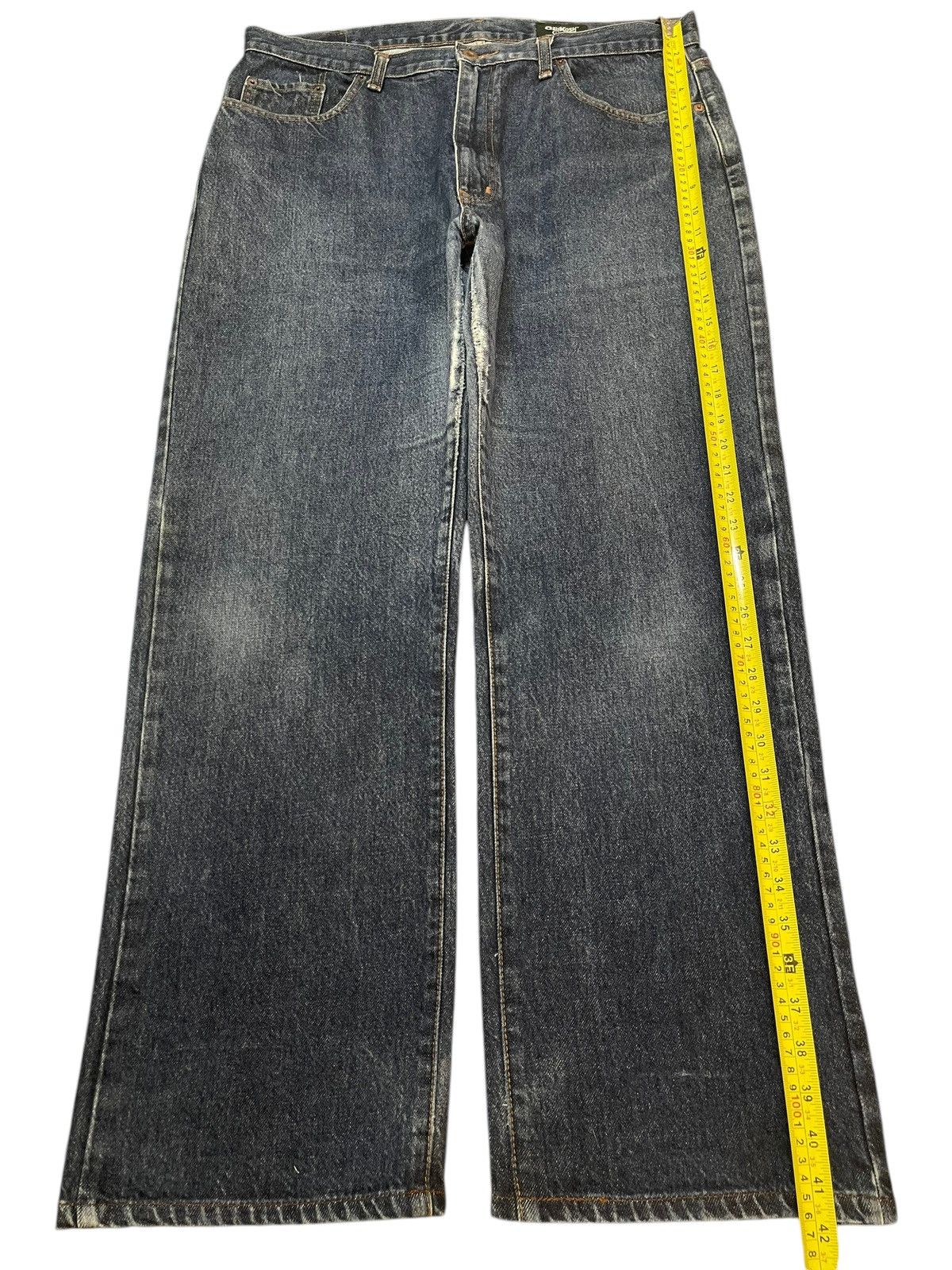 Fubu Vintage Japanese Brand Faded Wash Style Hip Hop Baggy Jeans Size US 36 / EU 52 - 13 Thumbnail