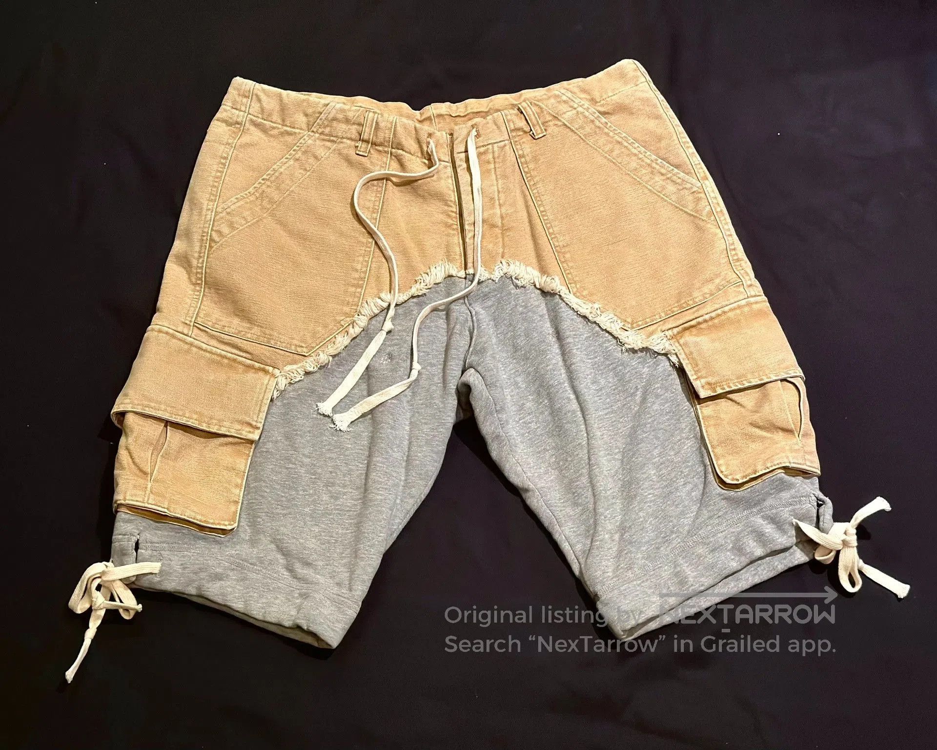 Visvim Greg Lauren Distressed Cargo Shorts. Size US 28 / EU 44 - 1 Thumbnail