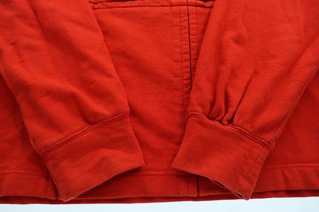 Sweatshirt Patchwork Cotton Long Sleeve Red